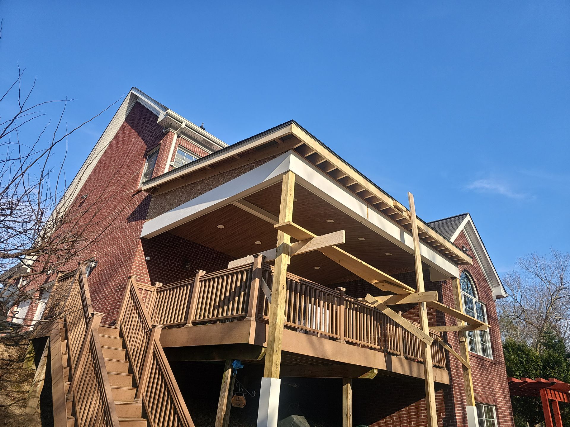 Hip Roof Build by Cousins Roofing Siding & Decks