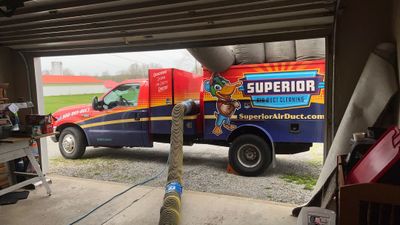 Air Duct Cleaning With a Vacuum Truck in Diamond, OH