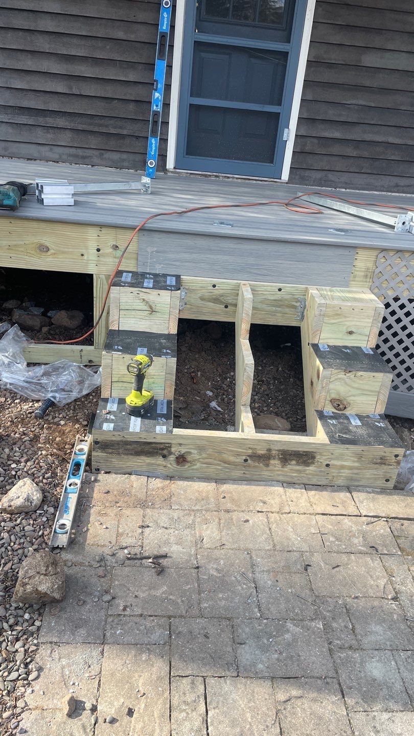 Porch Resurface in Clinton NJ by deck guardian