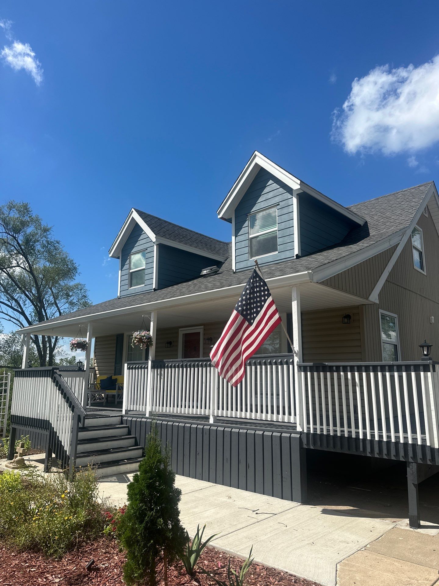 Out with the Old , in with the Blue  by EEC  Windows, Siding & Roofing 
