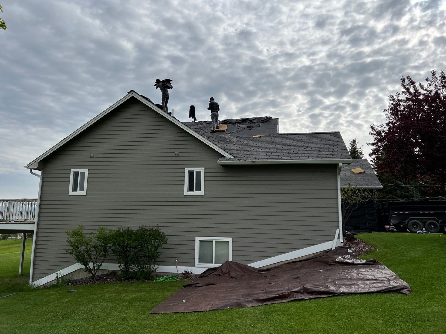GAF Timberline HDZ - Charcoal by Montana Roofing Solutions