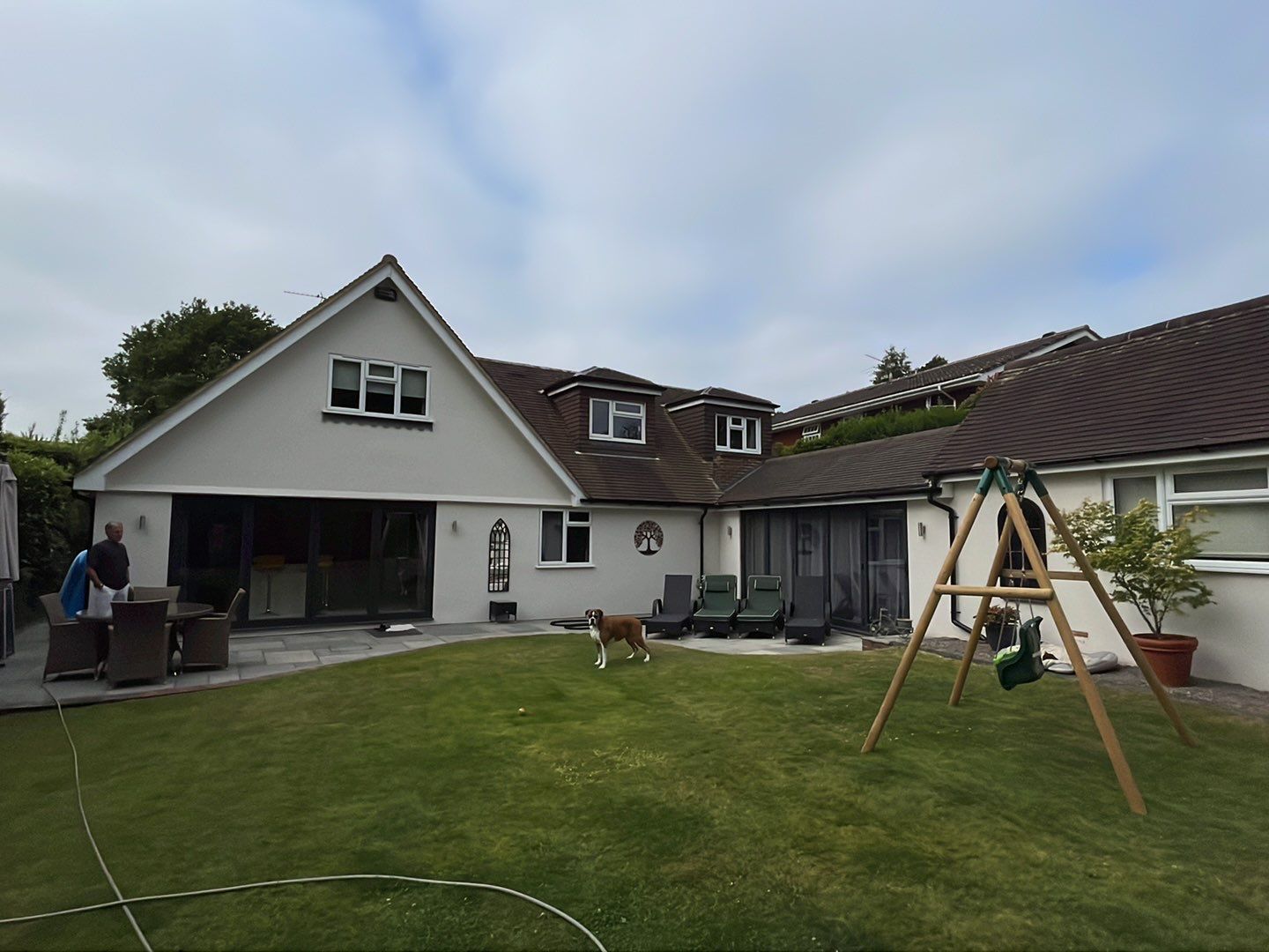 Roof Clean - Biocide Treatment using Honda 15lpm Low Pressure Washing Machine by Ges Exterior Cleaning ltd
