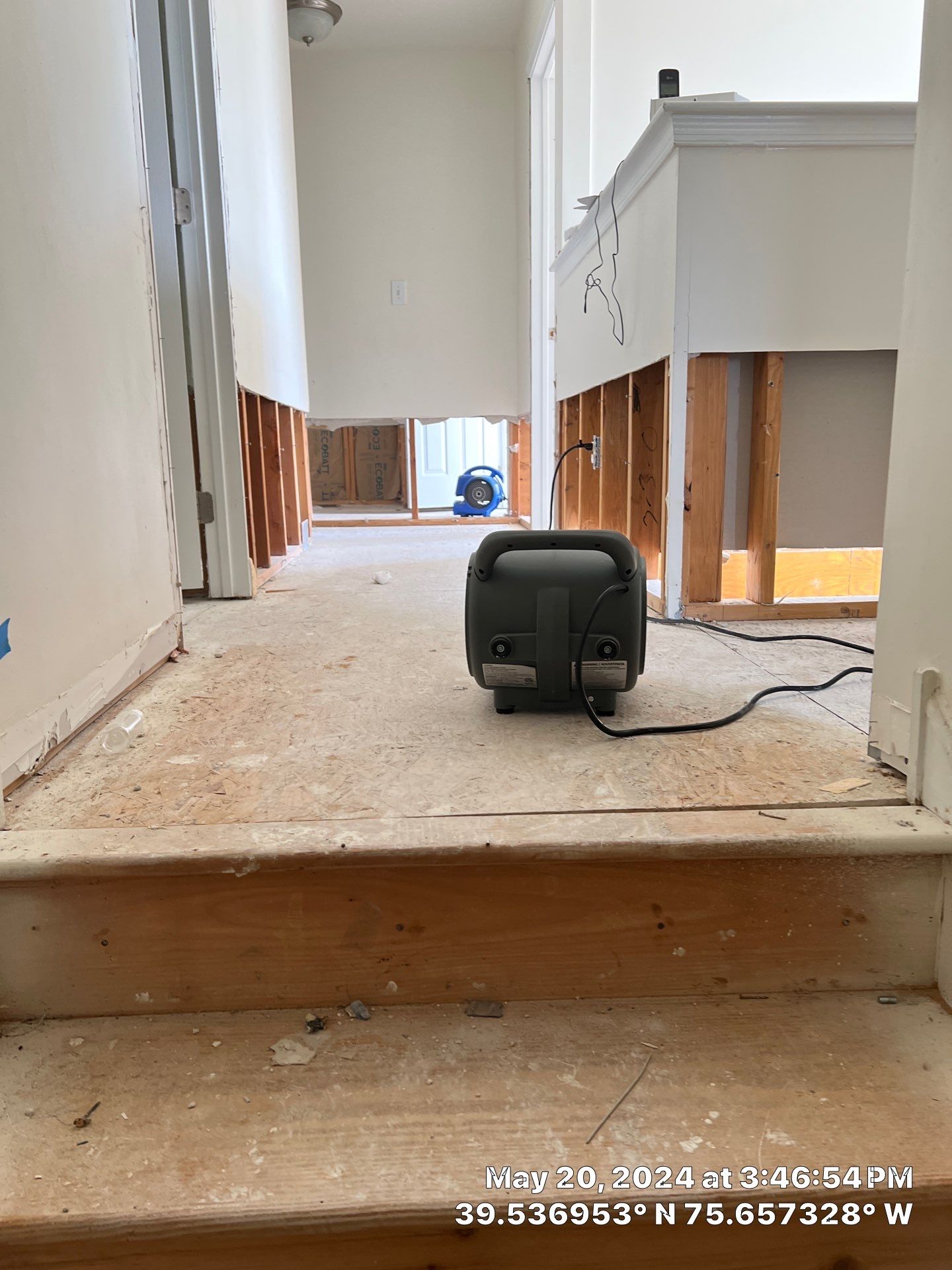 After Hours Emergency Water Extraction and Restoration in Middletown, Delaware by Healthy Home Solutions