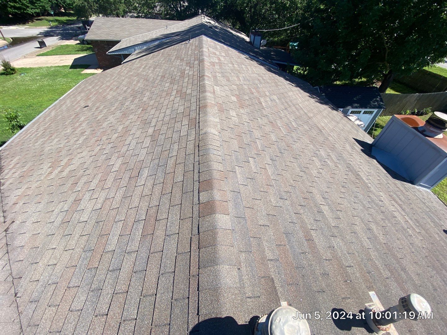 Roof inspection in Bartlesville by Decor Roofing & Restoration
