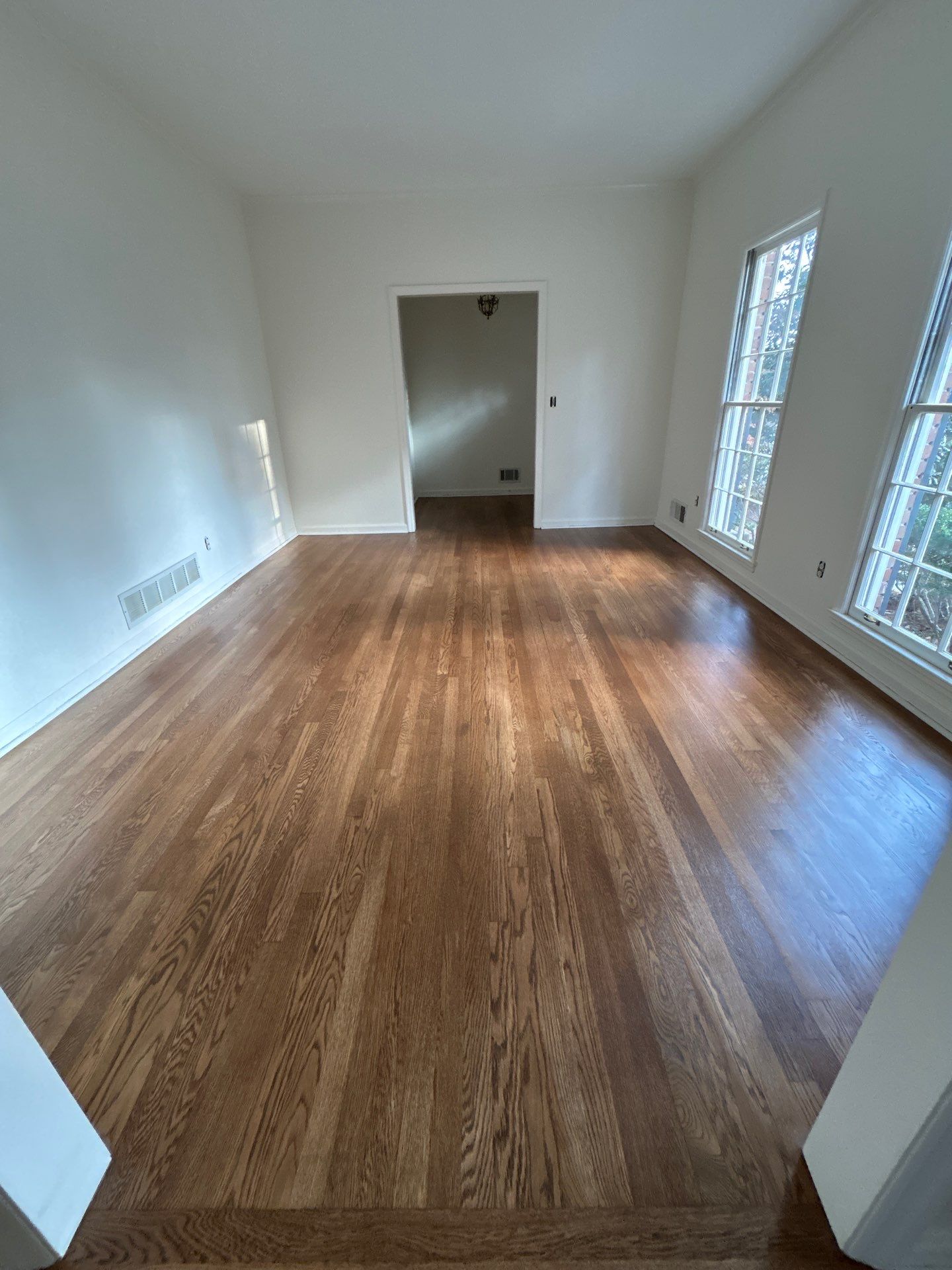 Oak refinish by Footprints Floors of East Atlanta