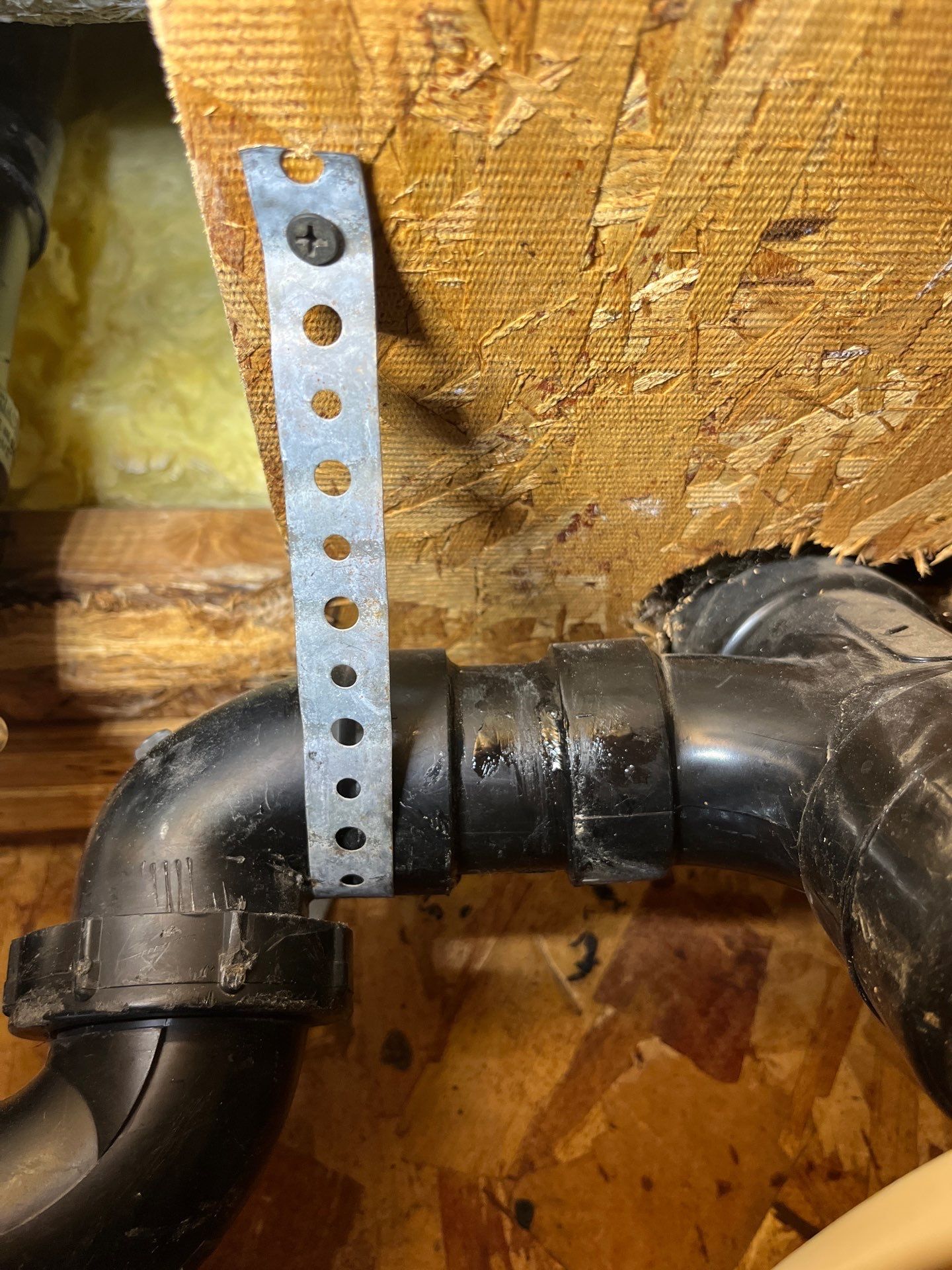 Installation of New Black Pipes and Shower Valve Repair by Us Plumbing