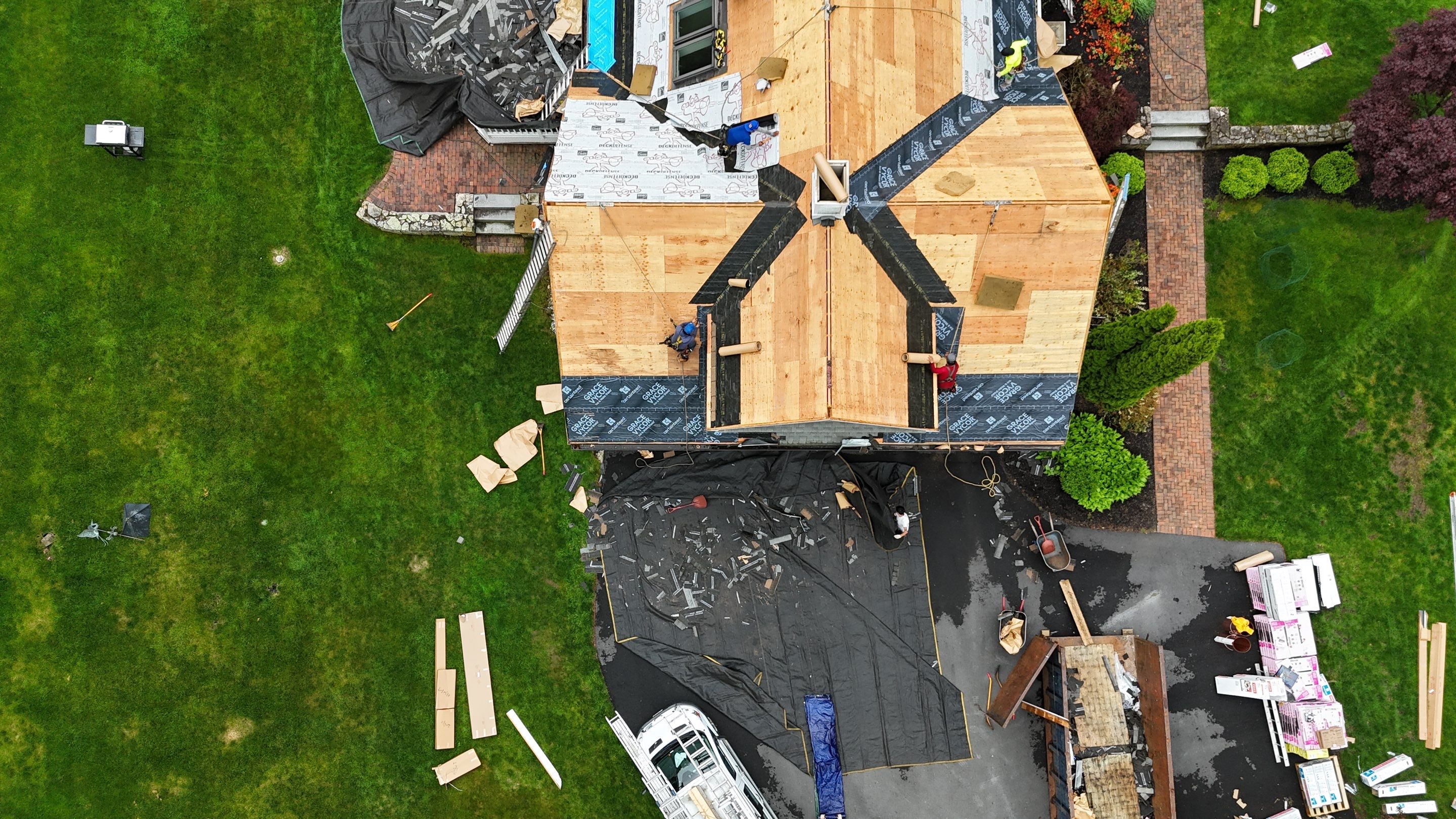 Roof Replacement with Owens Corning Shingles and Copper Flashing by Mighty Dog Roofing of Greater Middlesex County