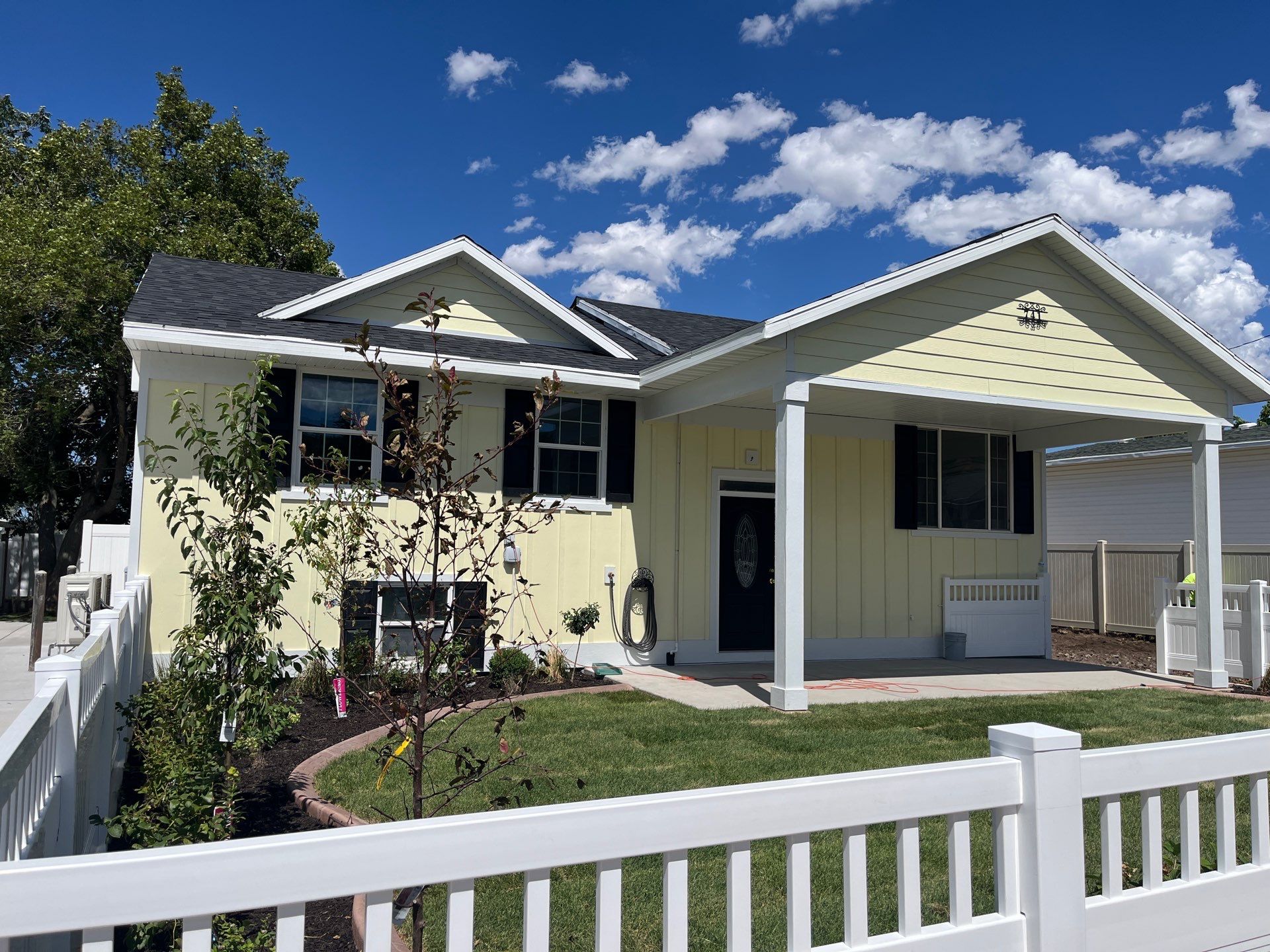 Tooele | Custom Color-Matched Vinyl & Hardie Upgrade | Colonial Yellow by Ideal Siding Utah