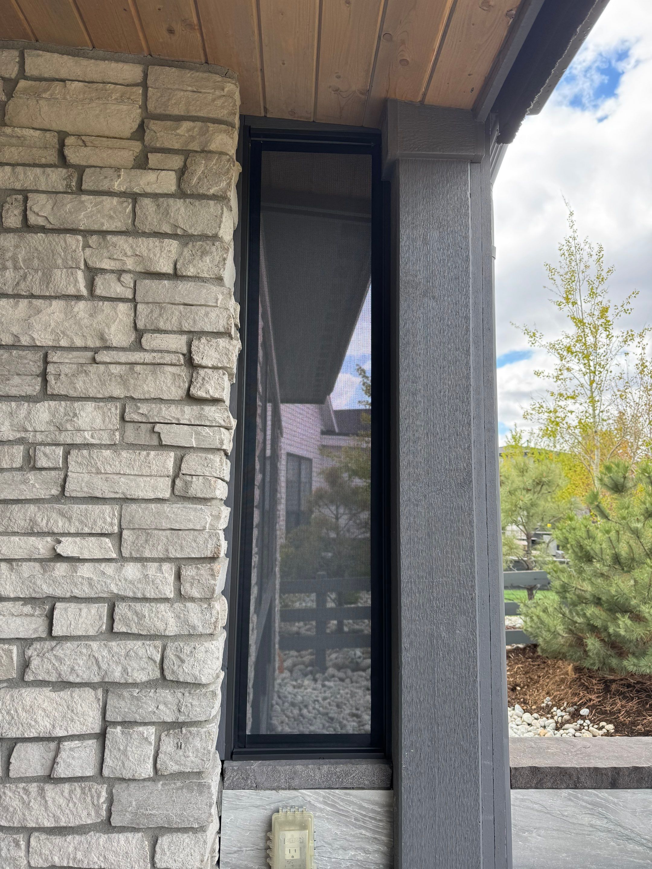 Exterior All-Weather MagnaTrack Screens Installation using Progressive MagnaTrack Screens by Outdoor Solutions Colorado