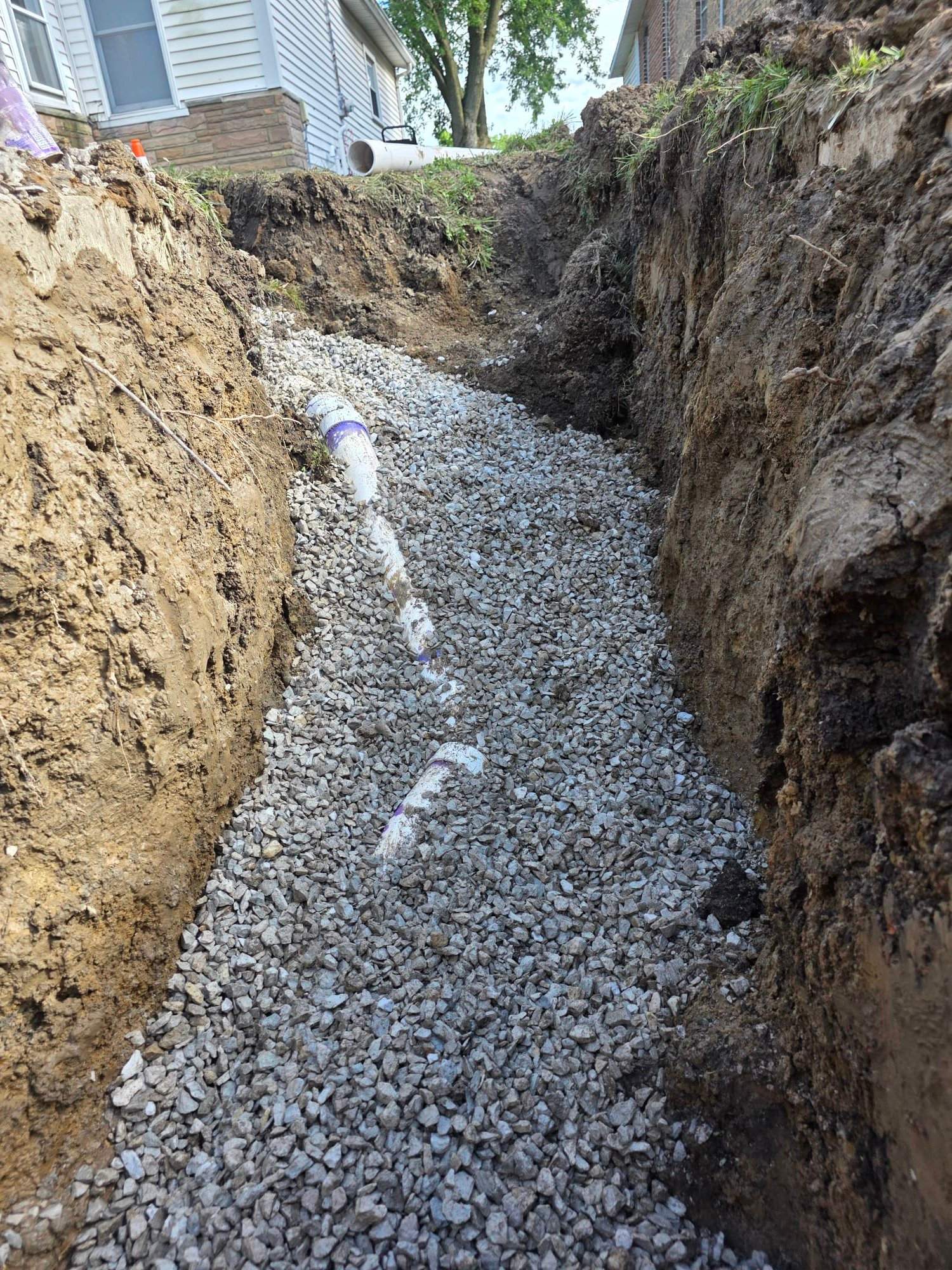 Dual-Property Sewer Line Replacements in Grant Park, IL by Allied Water Services