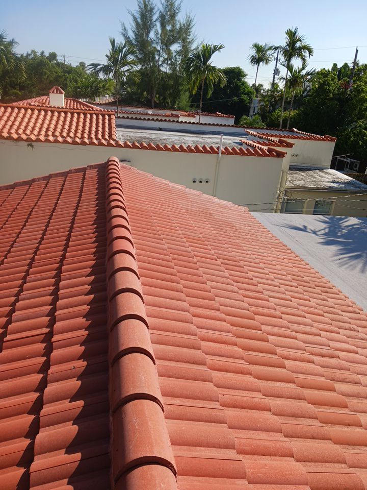 Commercial Roof Membrane Installation and Clay Tile Repair in Surfside by AJF ROOFING INC