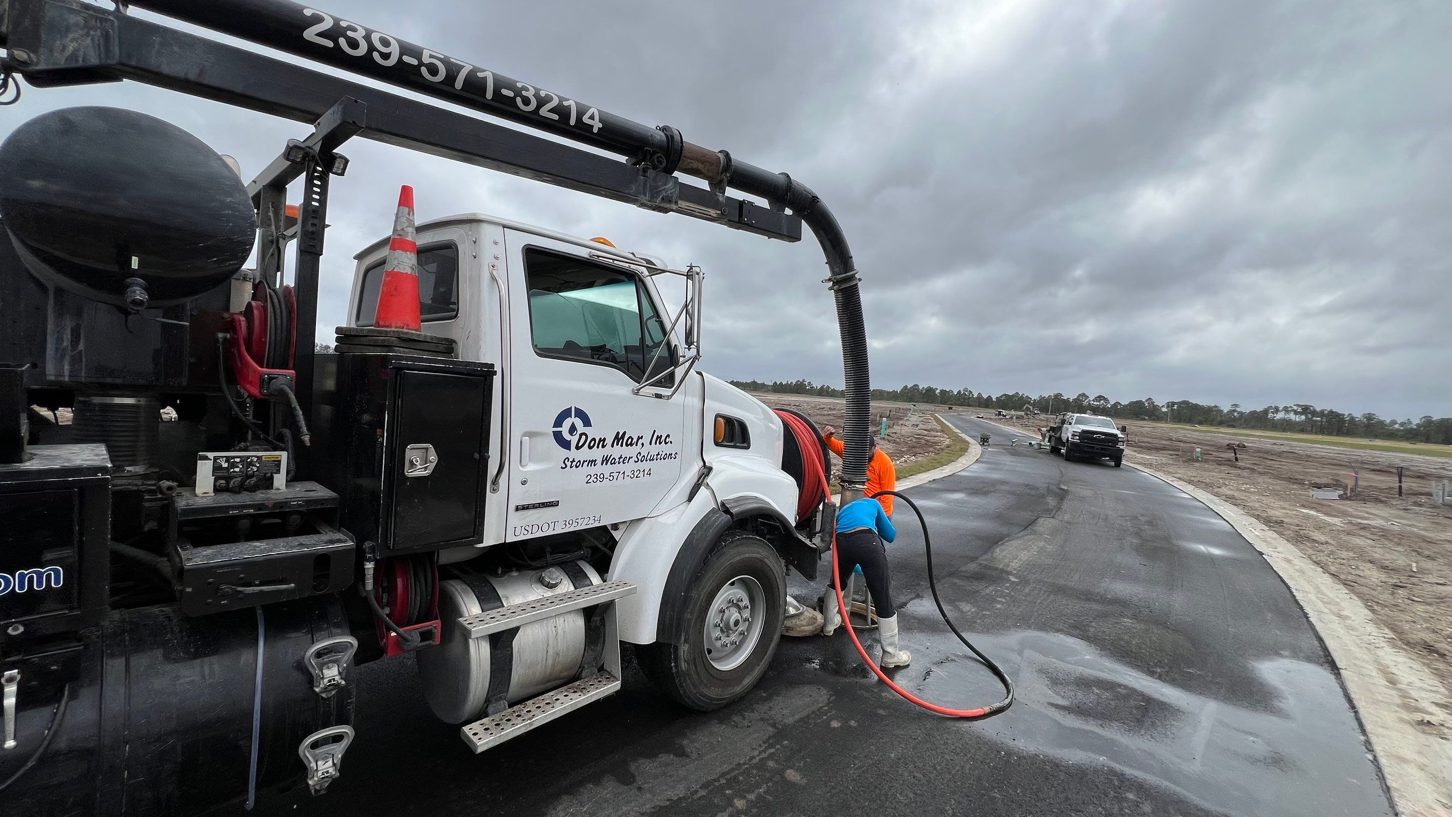 Lehigh Acres New Construction Community Sewer System Cleaning Part 2 by Don Mar, Inc. Storm Water Solutions