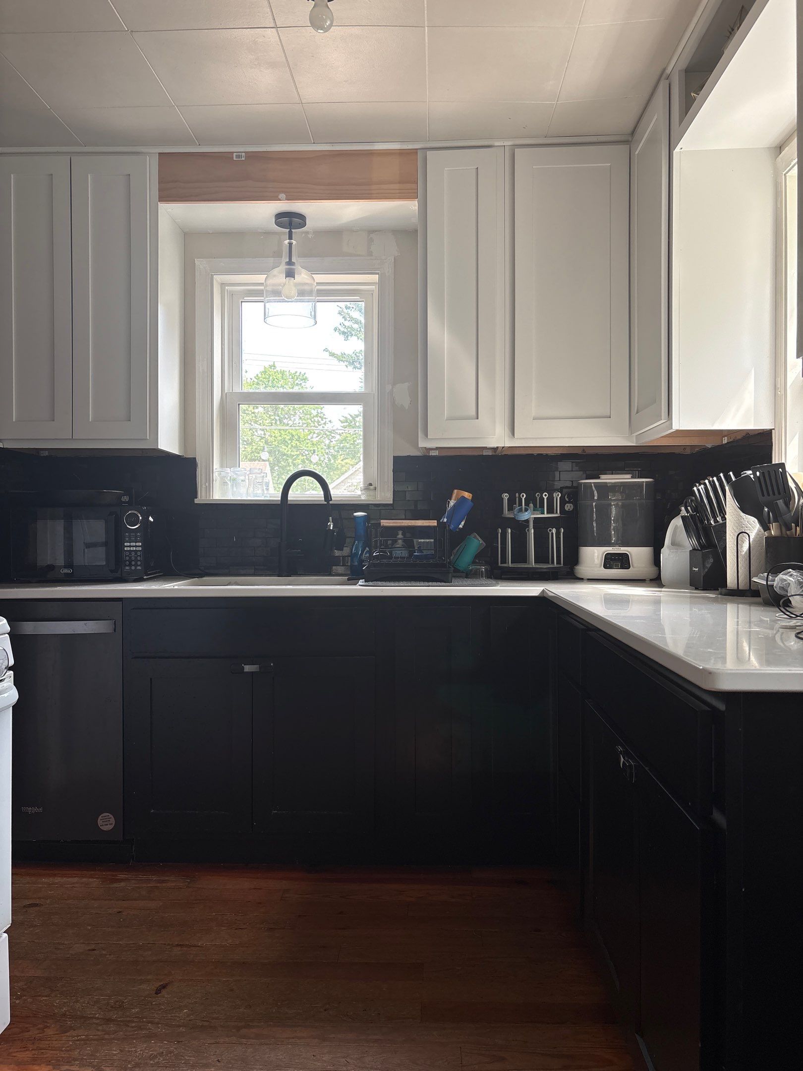 Modern Two-Tone Kitchen Remodel with Quartz Countertops in Lincoln by CompanyCam Sales Demo