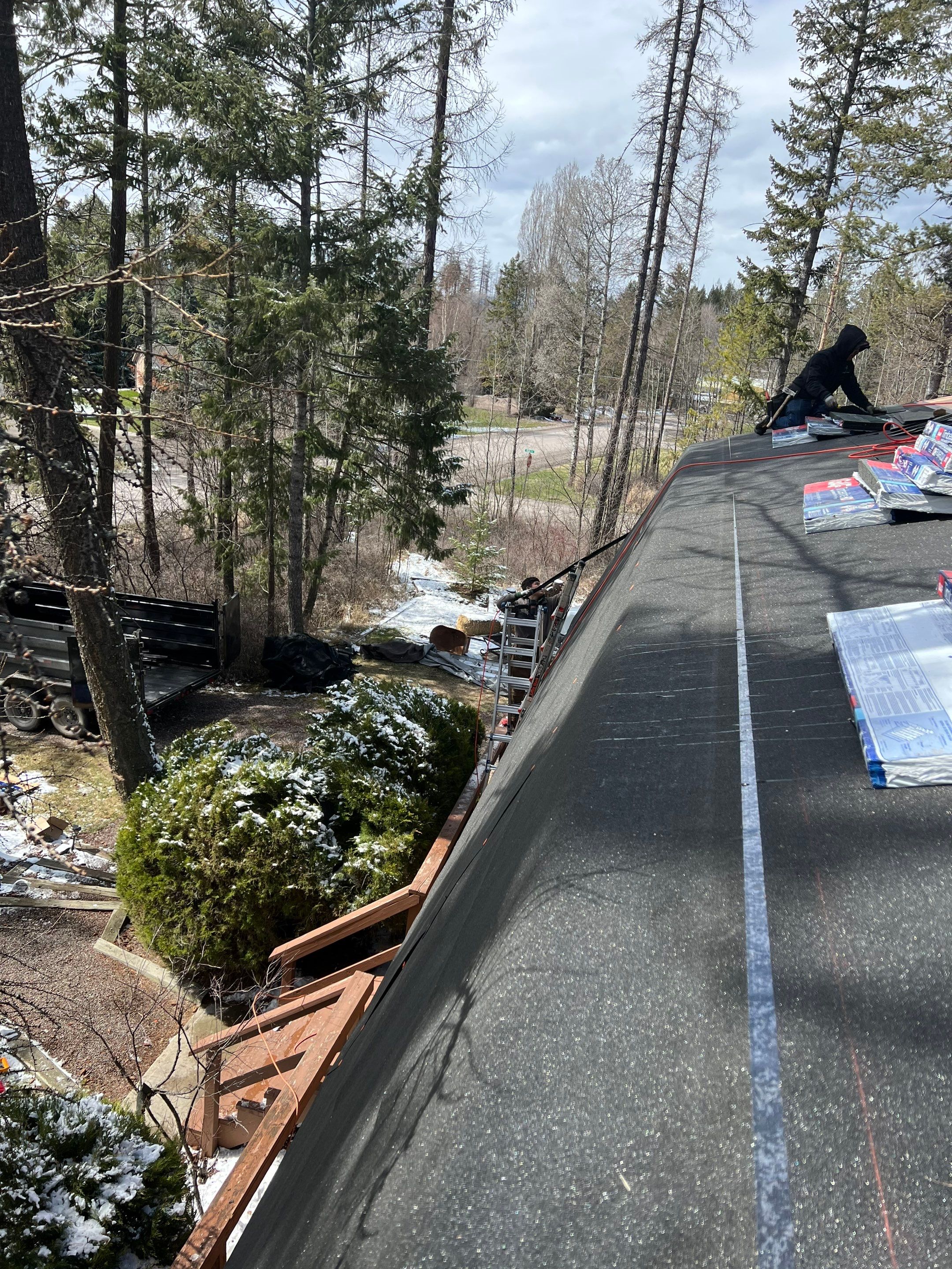 GAF Timberline HDZ - Hunter Green by Montana Roofing Solutions