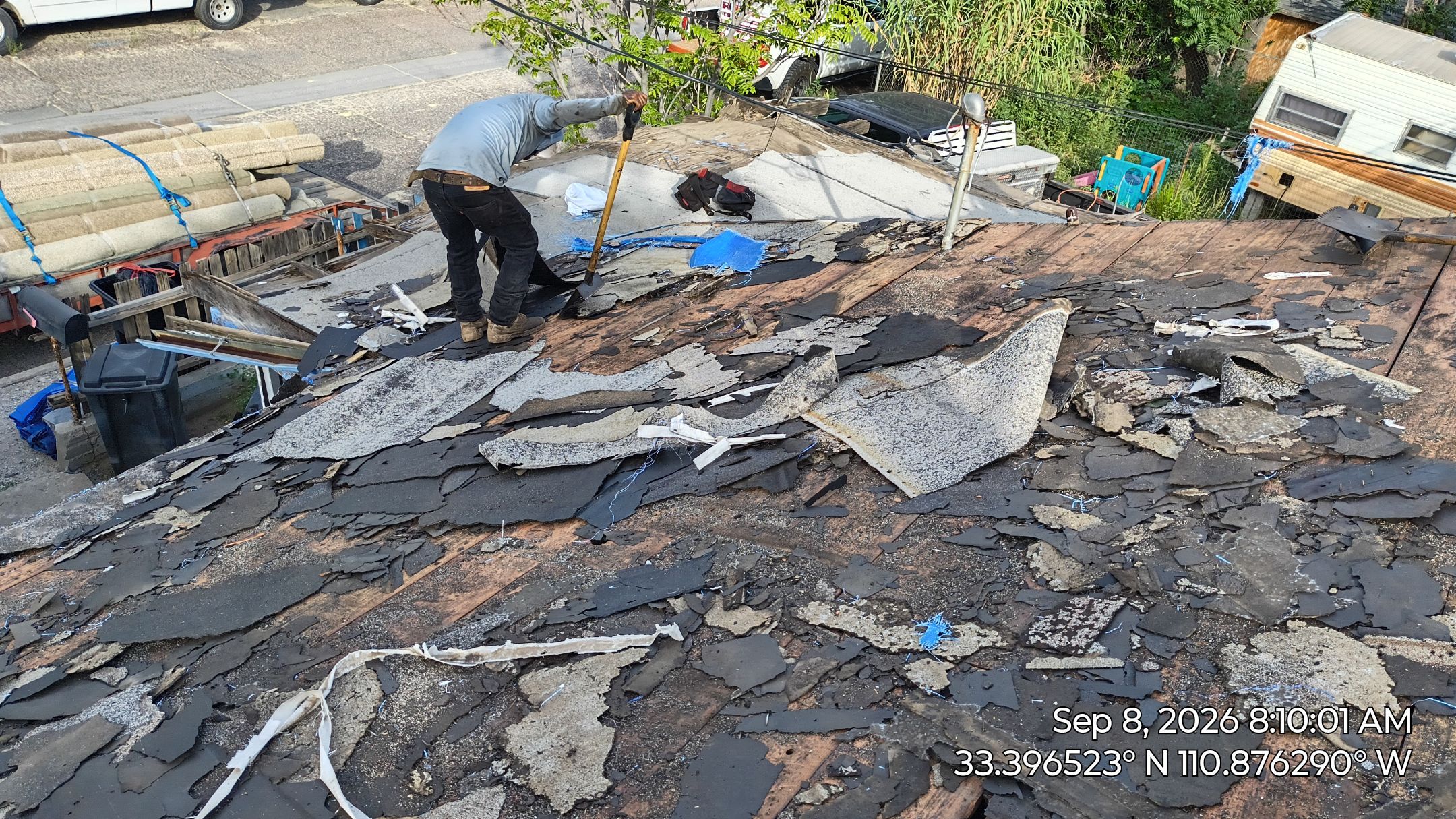 Comprehensive Roof Replacement and Structural Wood Repairs in Miami, Arizona by APM Builders LLC