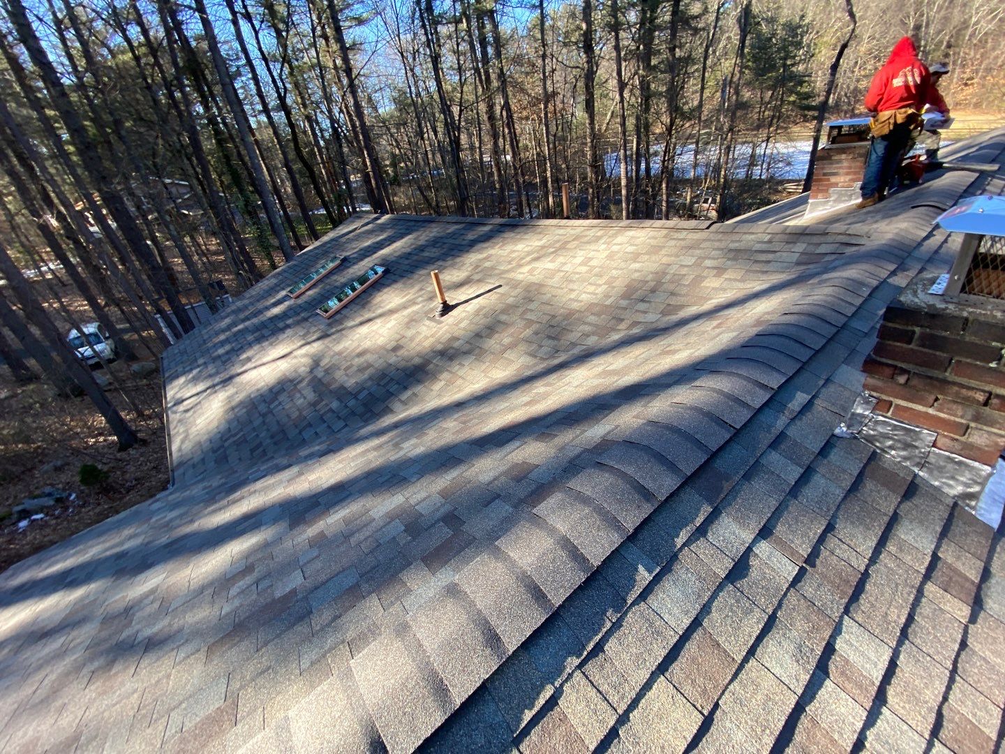 Residential Roofing Installation using Owens Corning TruDefinition by Sensible Home Solutions