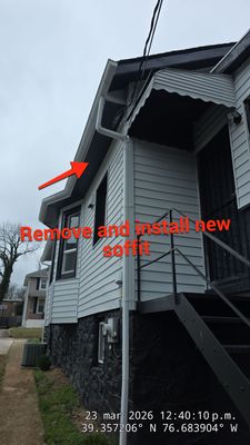 Gutter project in Baltimore