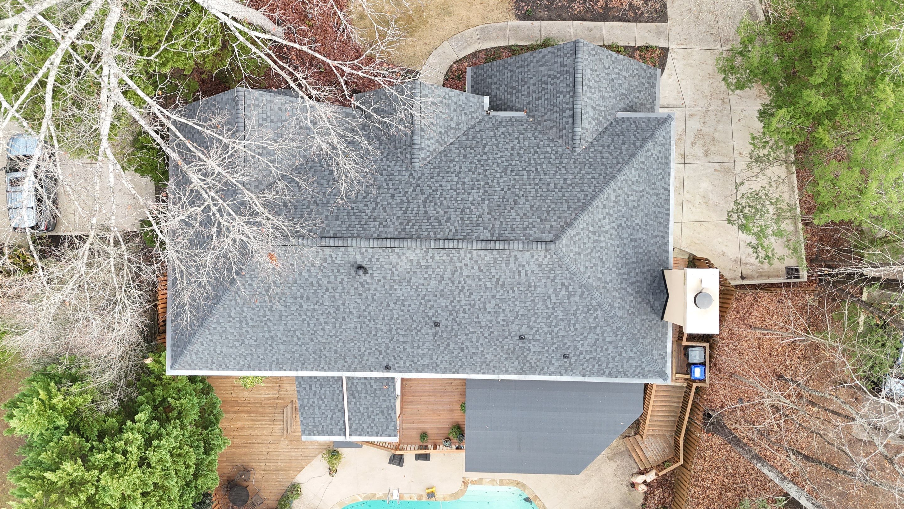 Roswell, GA Roof Replacement CertainTeed Landmark Pro Max Def Moire Black by Reset Roofing