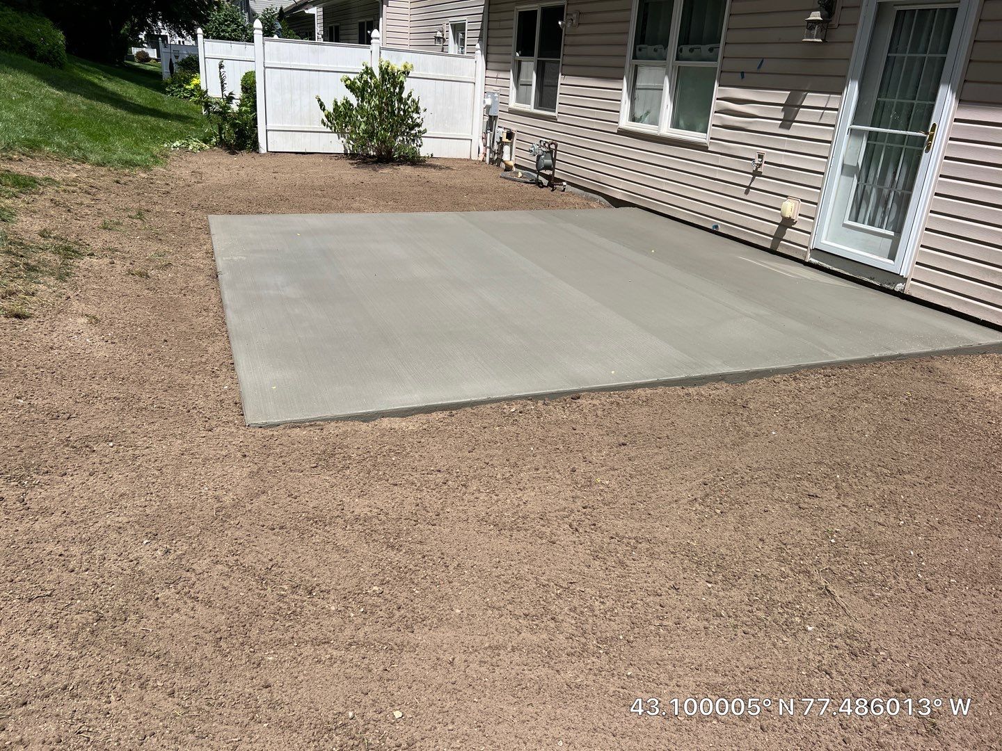 Broom Finished Patio  by NG Masonry & Construction LLC