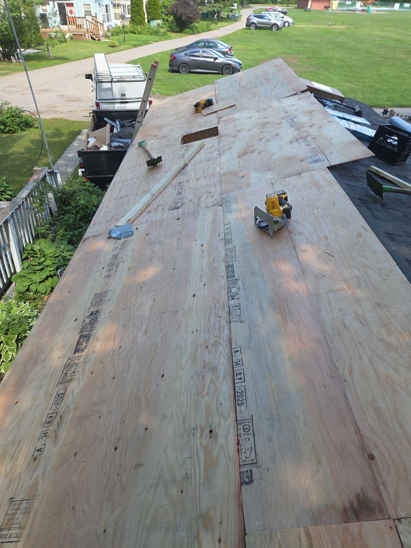 Roof & Skylight Replacement - Baldwin, Ontario by Elsa Roofing
