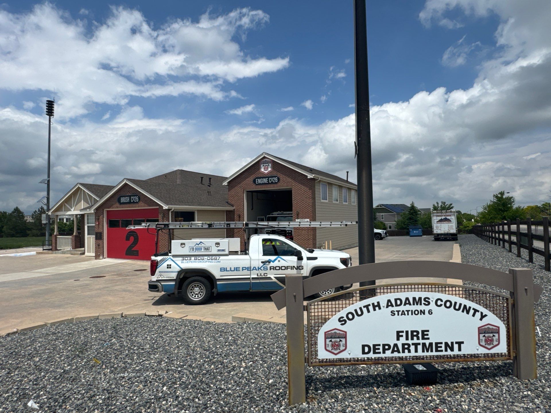 Fire Station Shingle Replacement by Blue Peaks Roofing LLC 