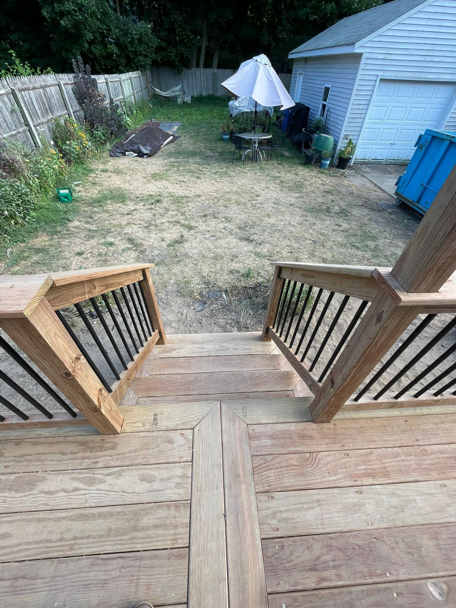 TREATED LUMBER DECK  by Avalon Roofing and Exteriors