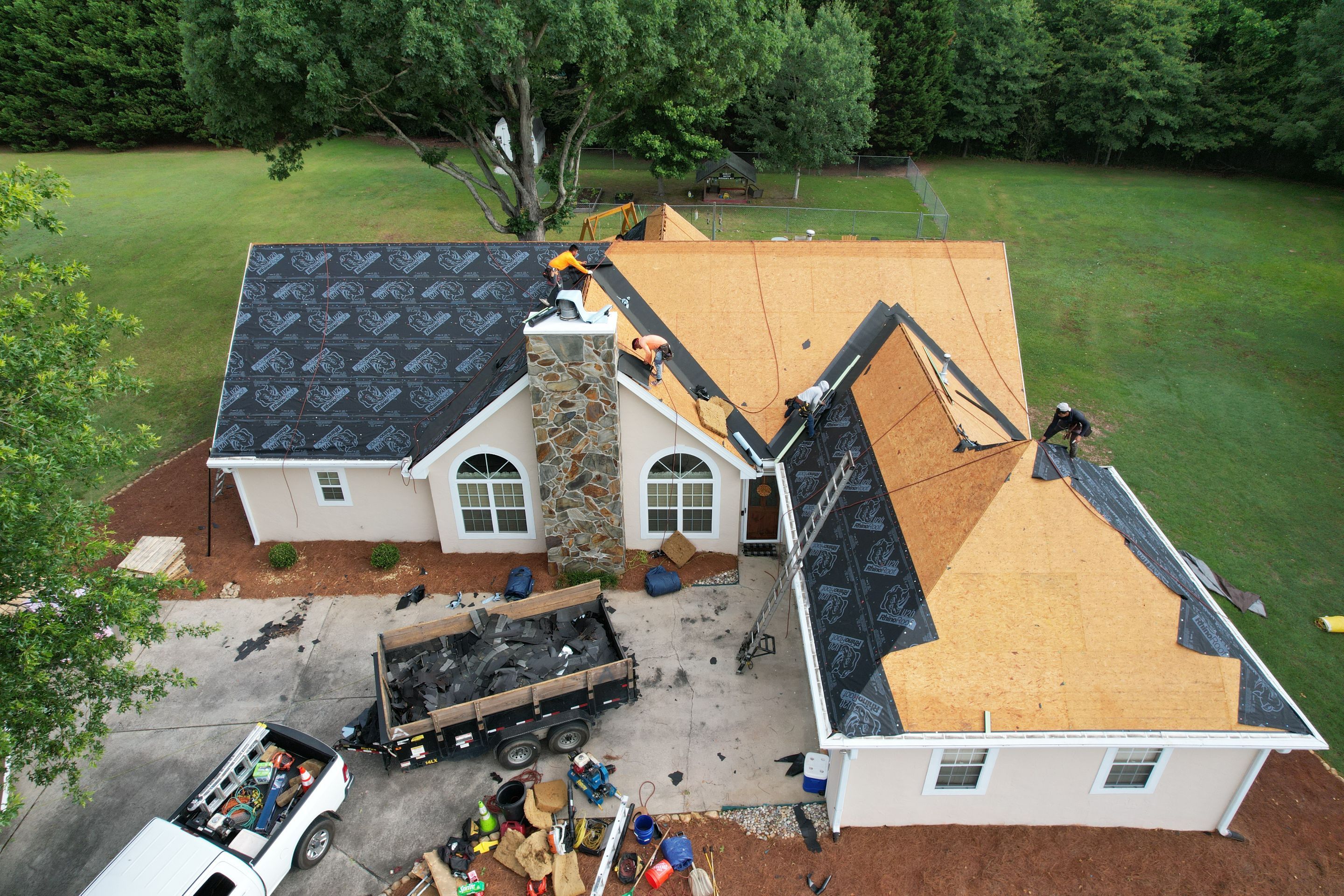 Residential Roofing Installation using Owens Corning by Inspector Roofing and Restoration