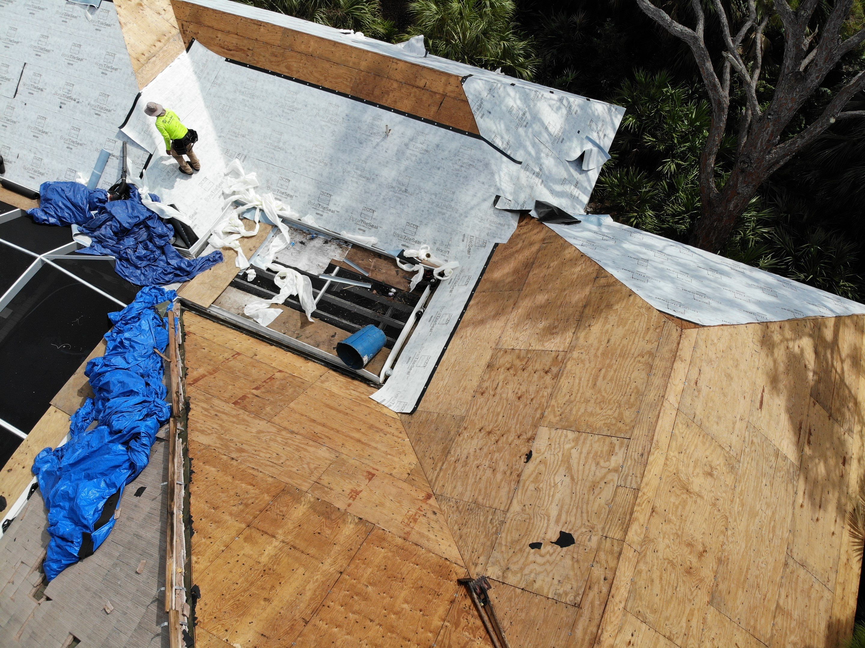 Residential Roofing Installation using Eagle Concrete Tile in Bonita Springs by International Roofing