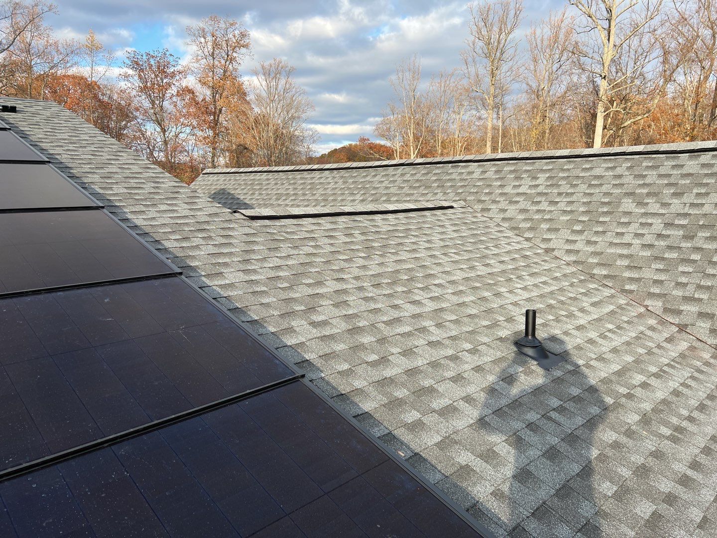 Solar Roof using GAF Decotech integrated panels by American Home Contractors