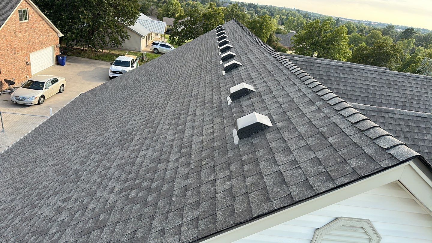 roof & vent replacement in Choctaw by McCann's Roofing and Construction