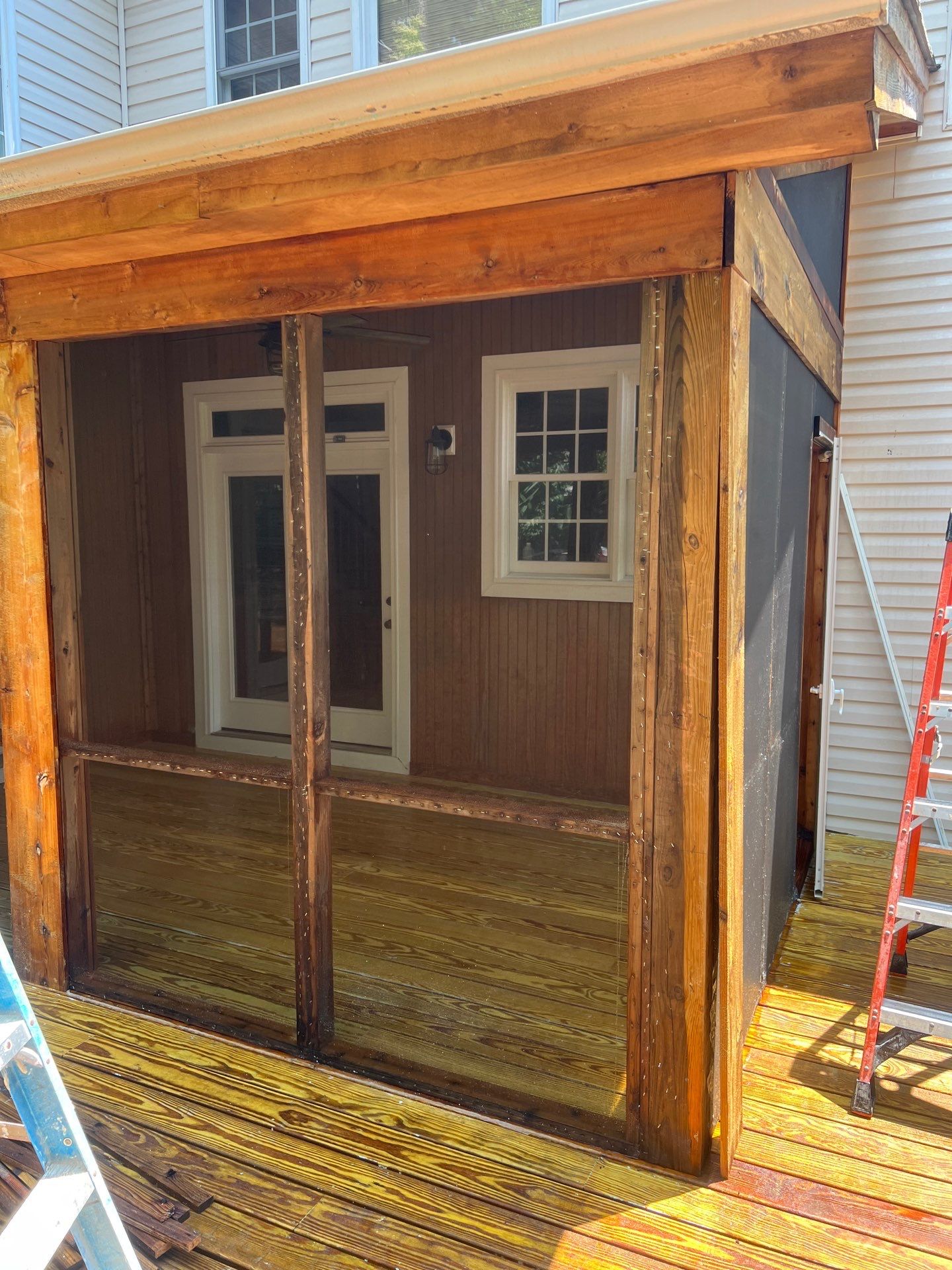 Weathered Deck using Wood Sealant by DuraSeal