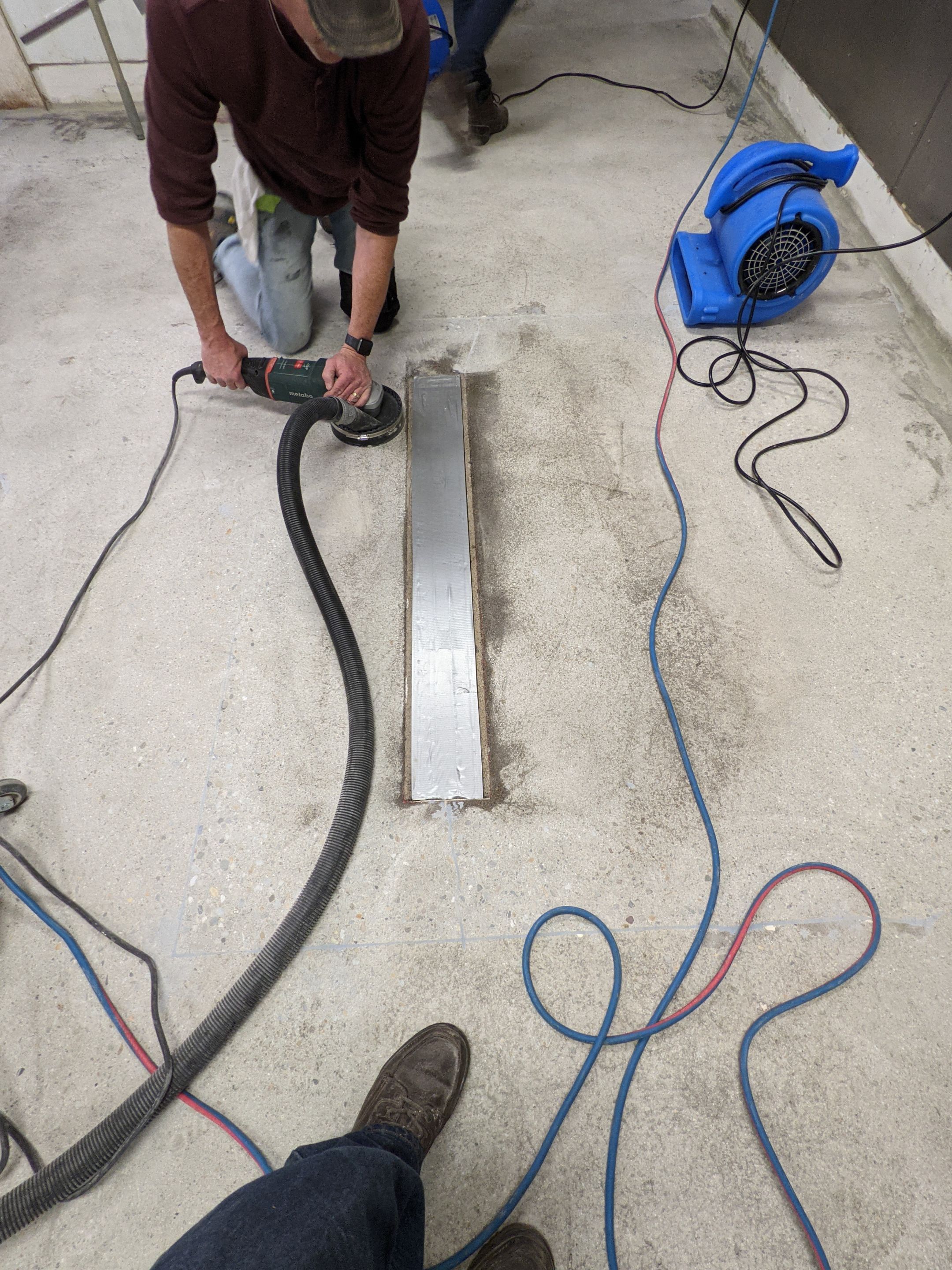 Commercial Floor Transformation using Penntek Evolution System by Croc Coatings, LLC