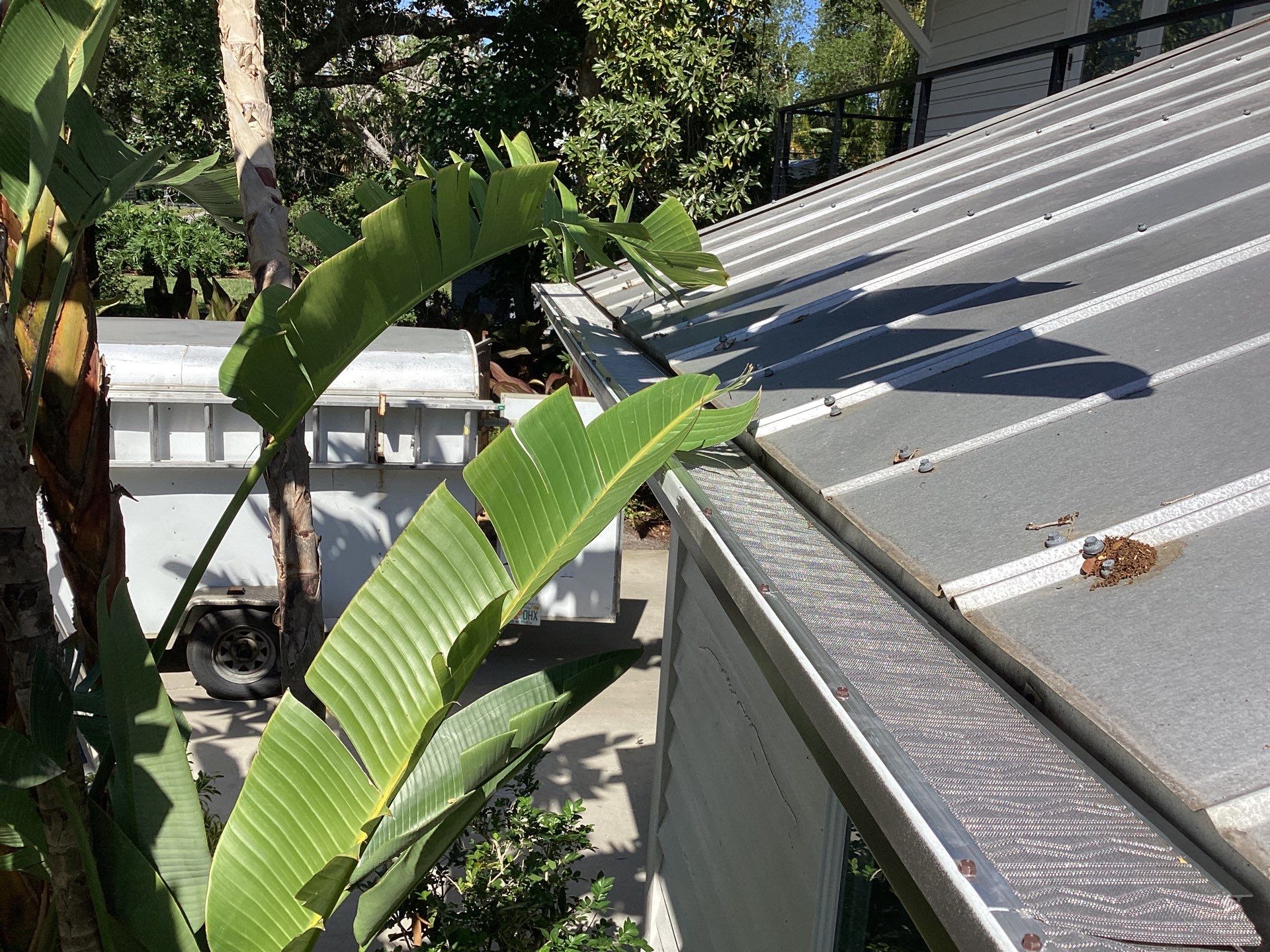 Gutter Guard Installation Project in Sarasota FL by Gutter Professors