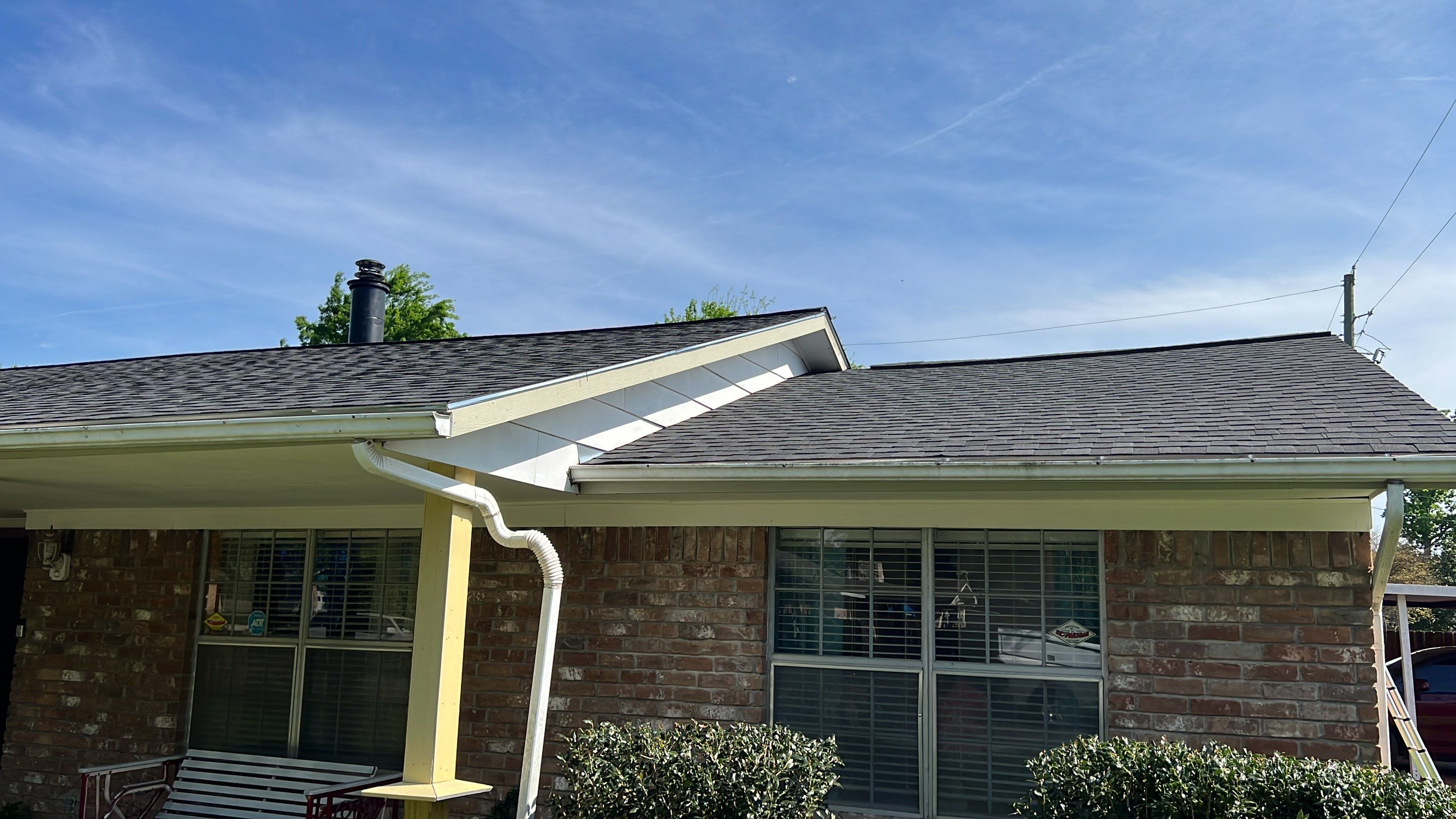 Full Roof Replacement on Brick Ranch — Conroe, TX by PL Roofing & SB Roofing, LLC.