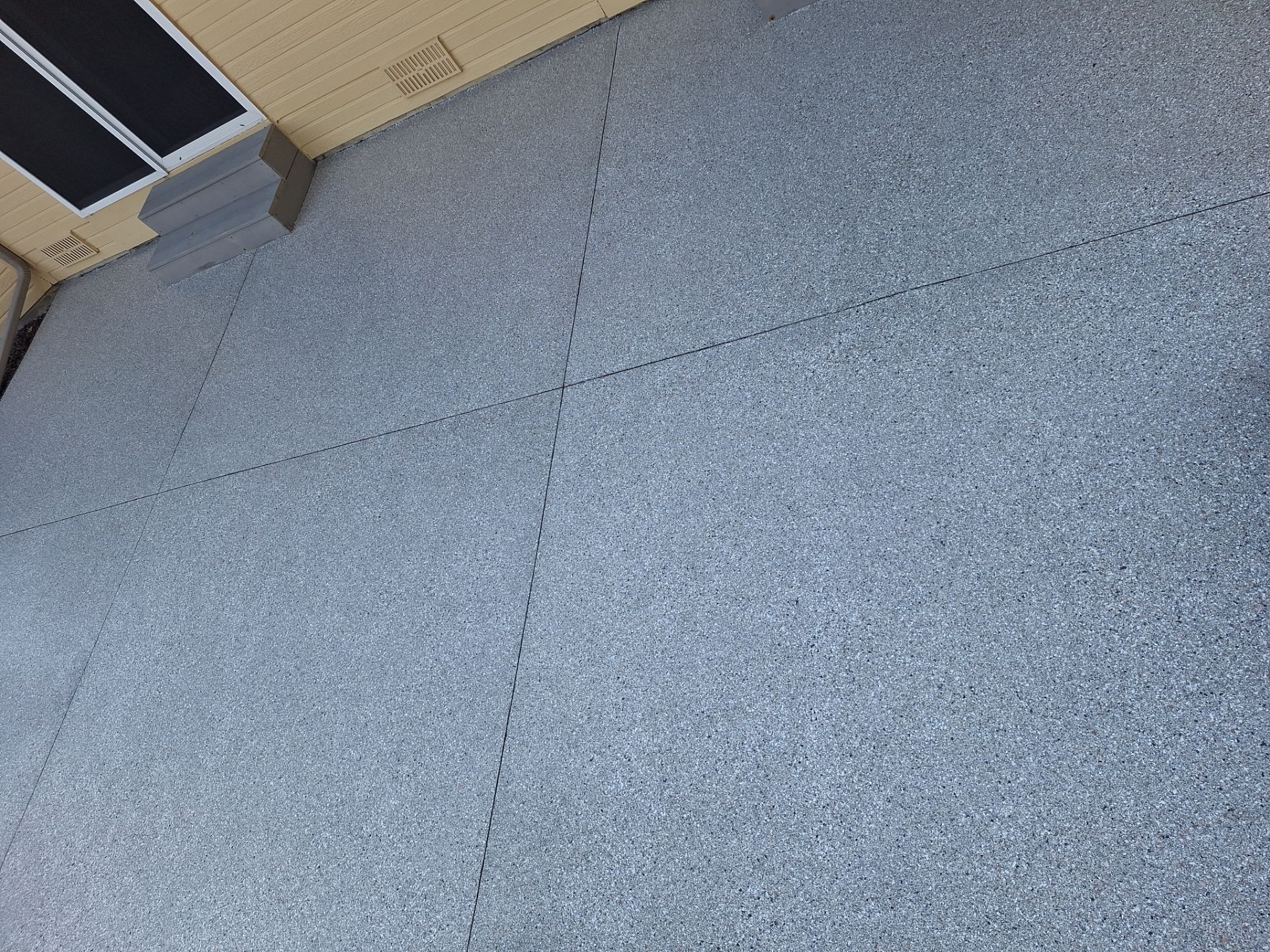 Patio Transformation using Claystone Hybrid by Croc Coatings, LLC