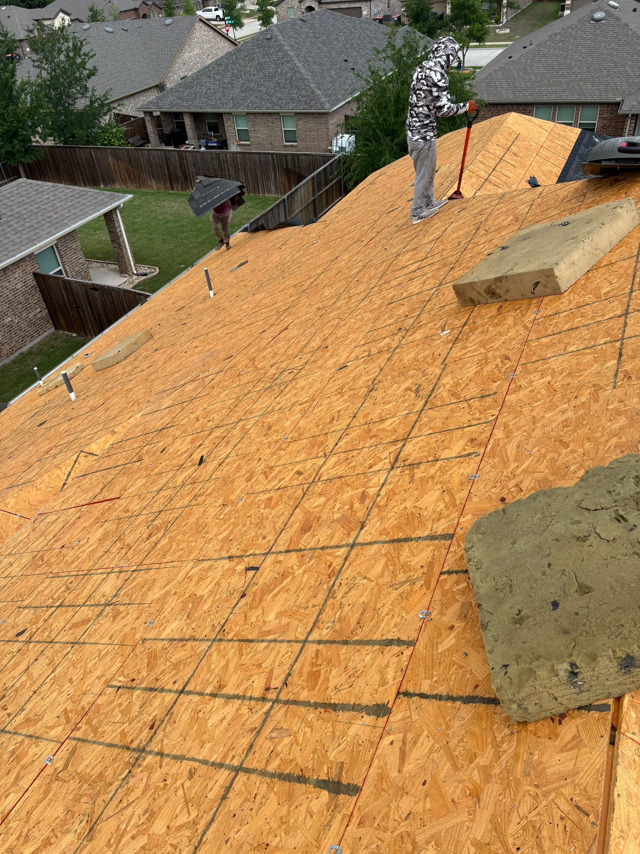 Roof Project in Anna- Insurance Funded by OTNT ROOFING