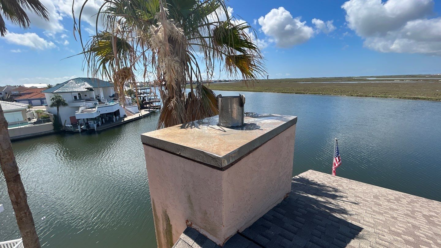 Chimney Cap & Chase Replacement using Galvanized Chimney Cap & Chase by Lighthouse Roofing