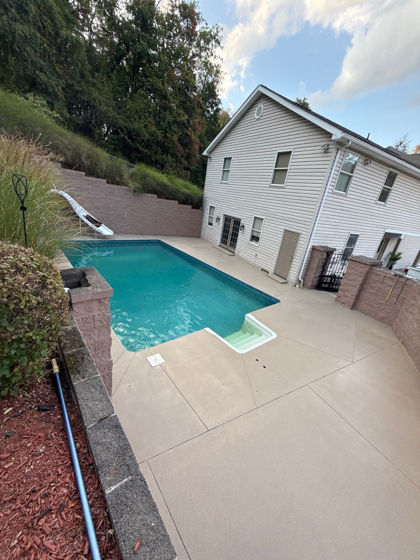 Oxford Pool Deck Project in McKees Rocks by Floors in a Day, Inc