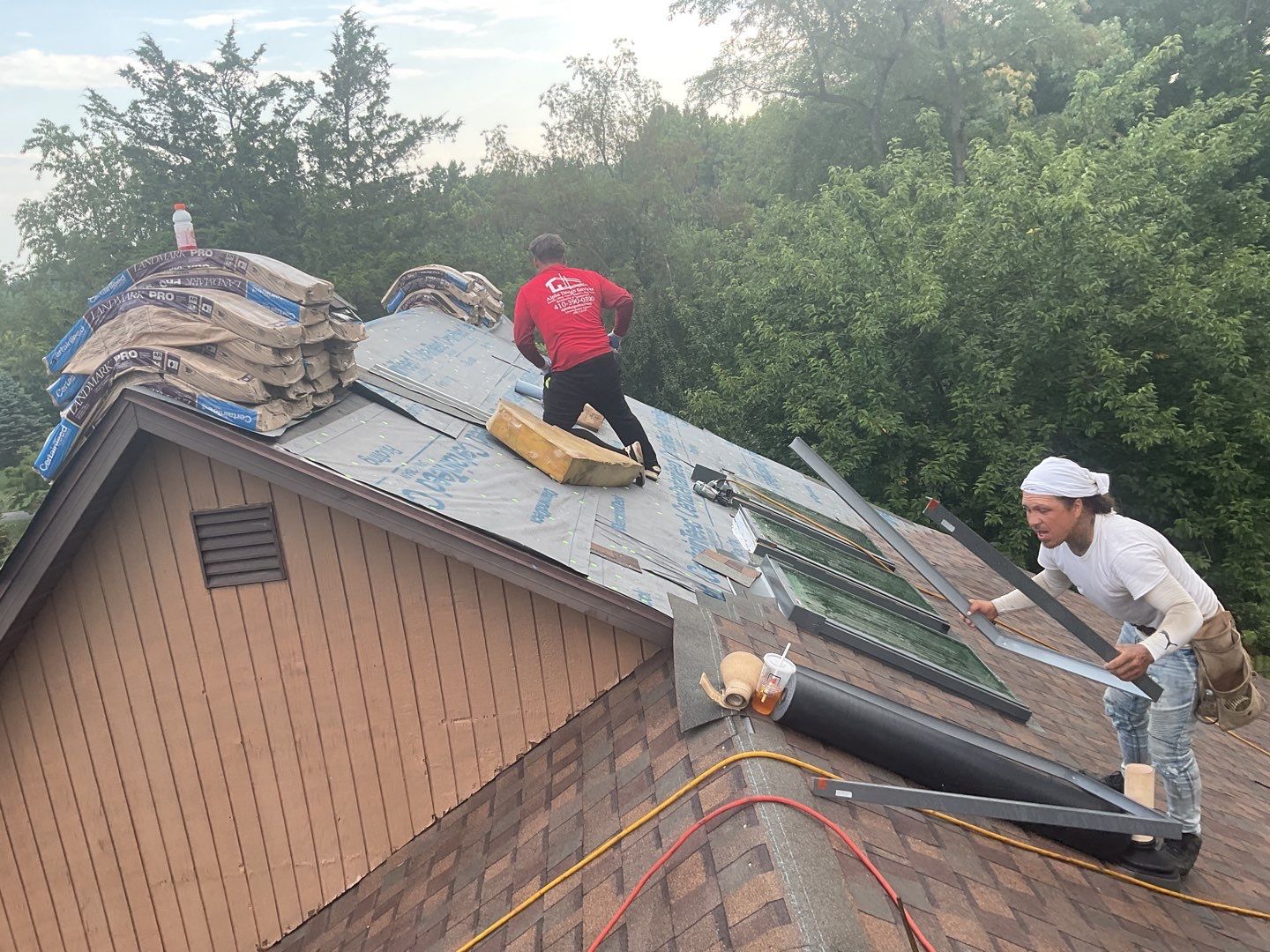 New Shingle Roof, New Skylights, New Windows, Repair T-1 11 panels by Alpha Design Services