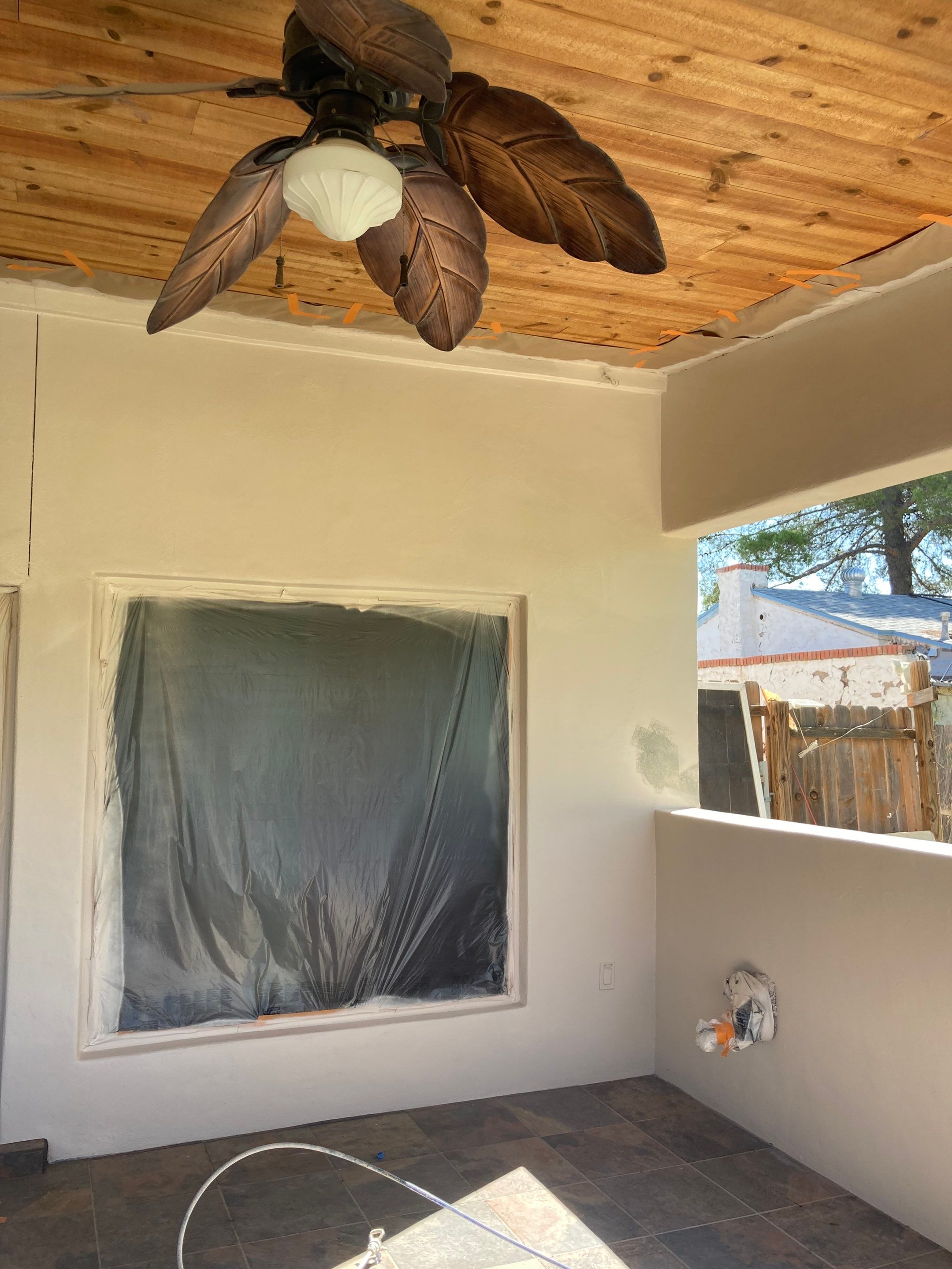 Significant Stucco Damage and Repair by Regal Renovate