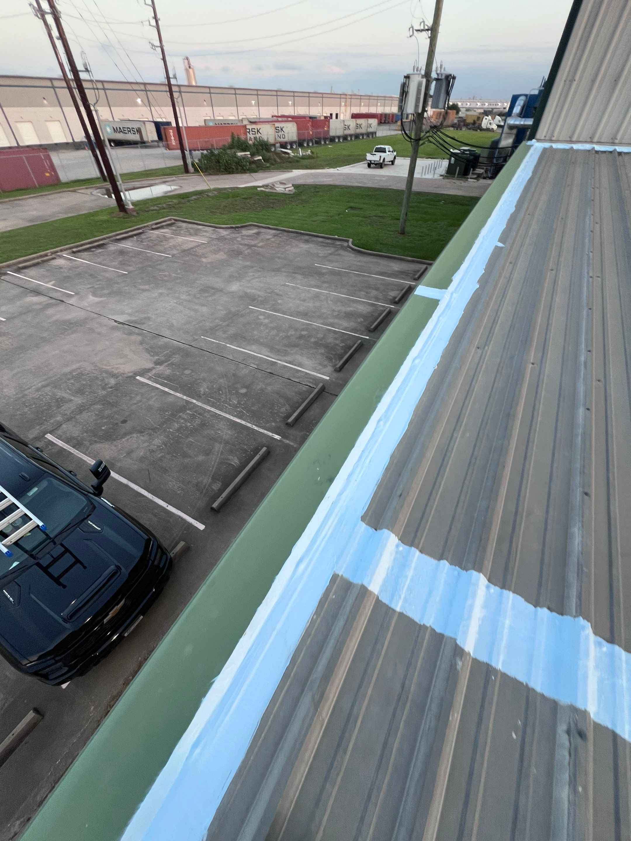 Hail Damage using Metal by Roof Repair Company