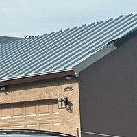 24ga 1.5" Mechanical Seam Mill Finish   by Total Roofing System The Metal Roof Experts