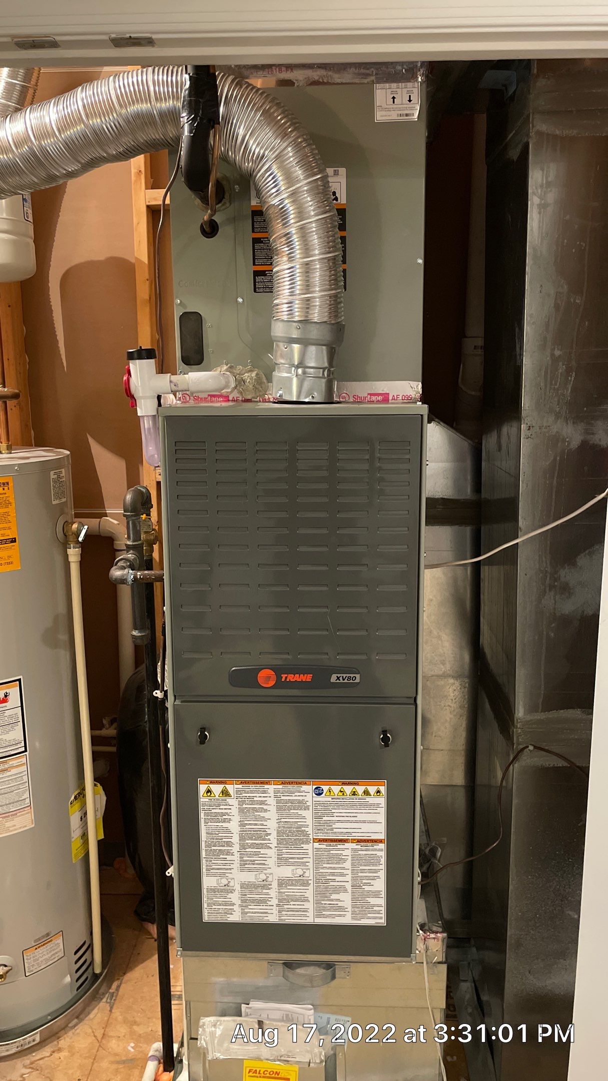 Trane 16 seer AC & 2 stage Gas furnace using Trane by Pro Sky Services