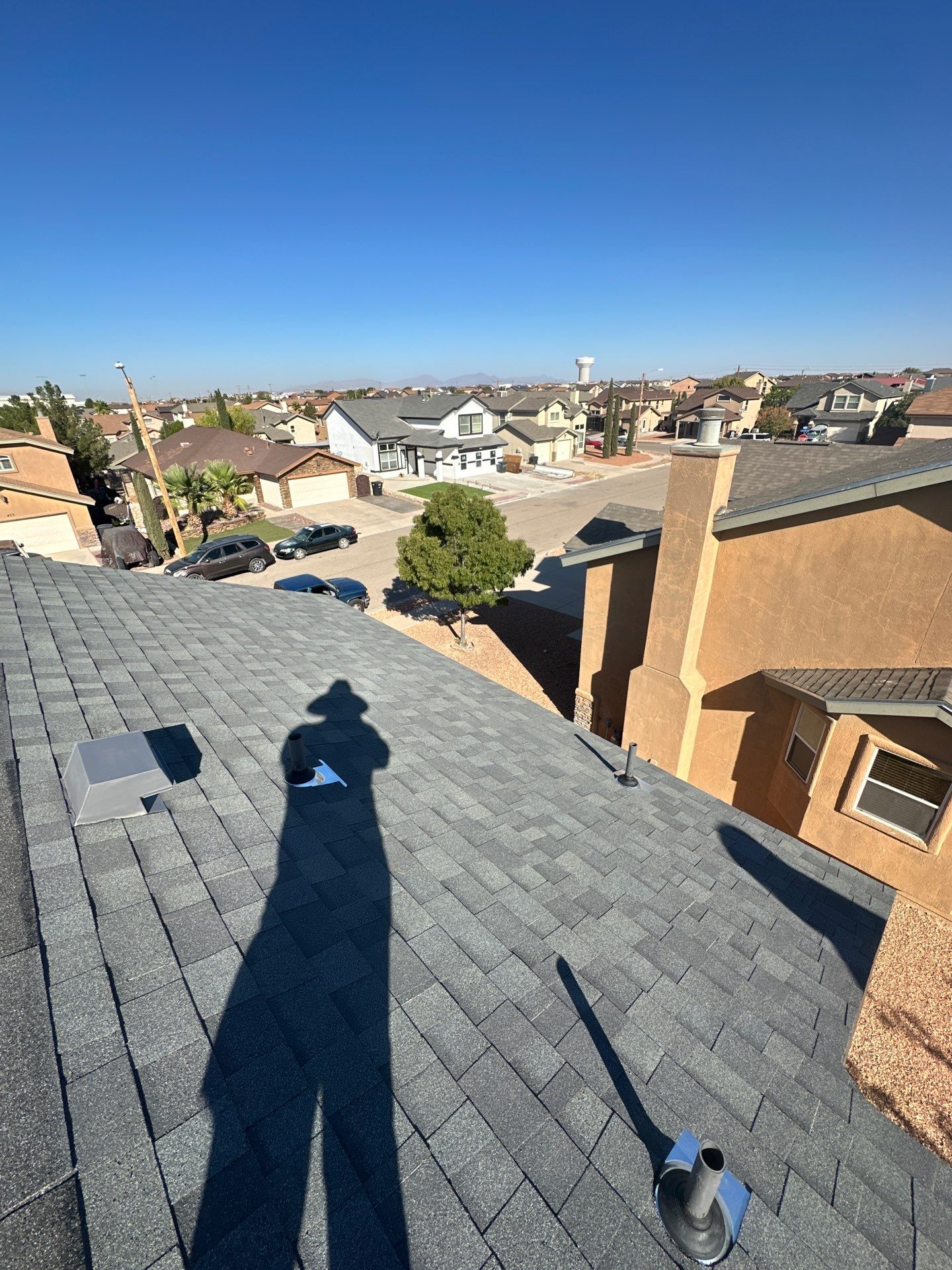 Shingle roof restoration by SPF Services 