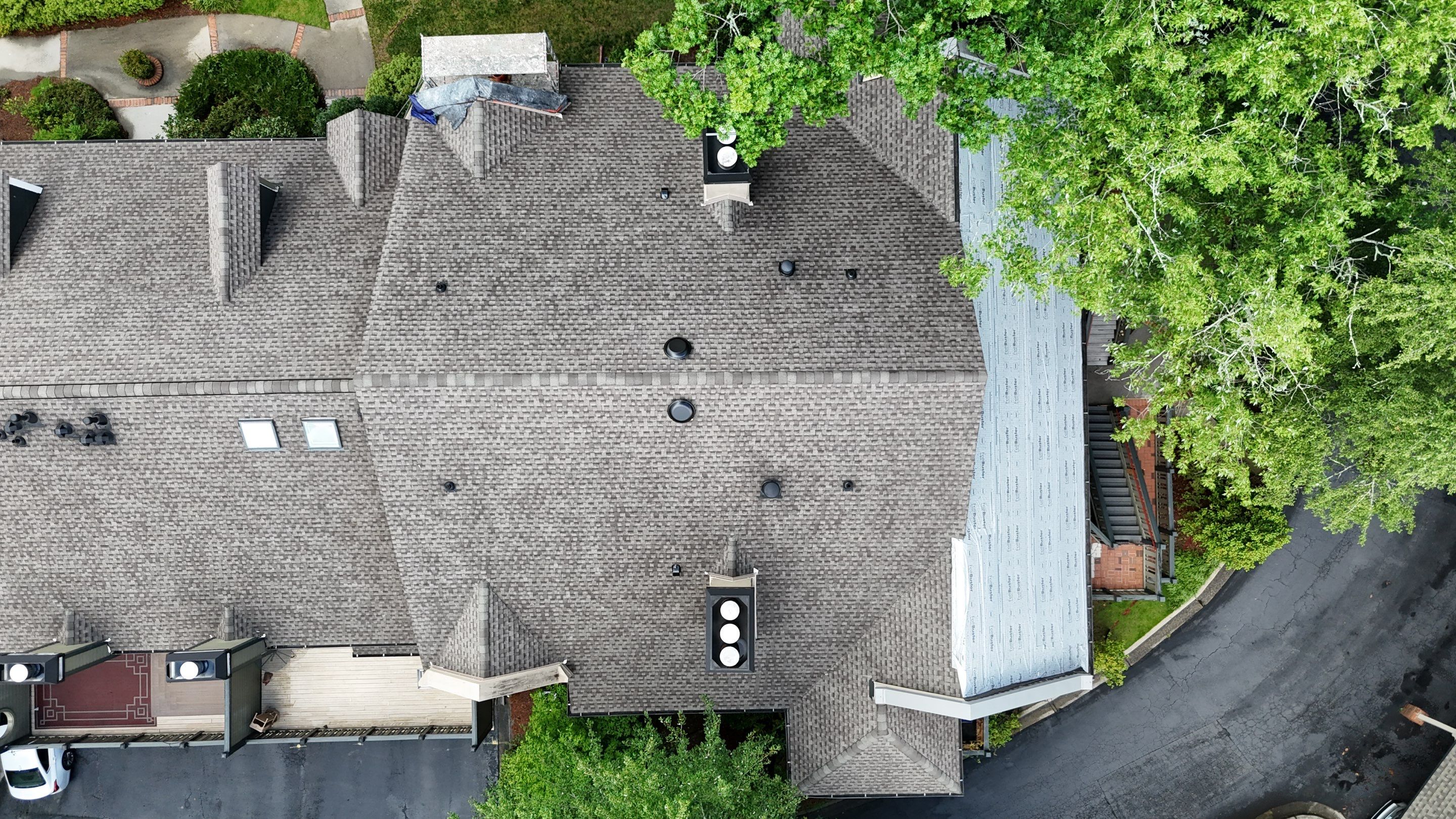 Atlanta, GA Roof Replacement GAF Timberline HDZ Weathered Wood by Reset Roofing