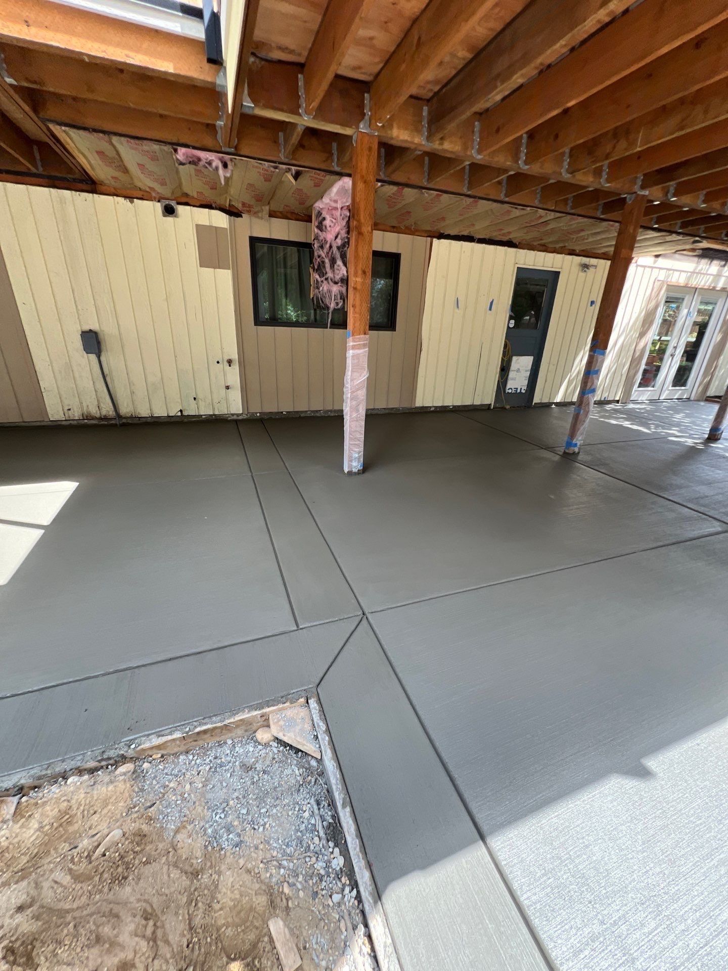Concrete Back Patio Renovation | Edmonds  by Jireh Asphalt & Concrete Inc 
