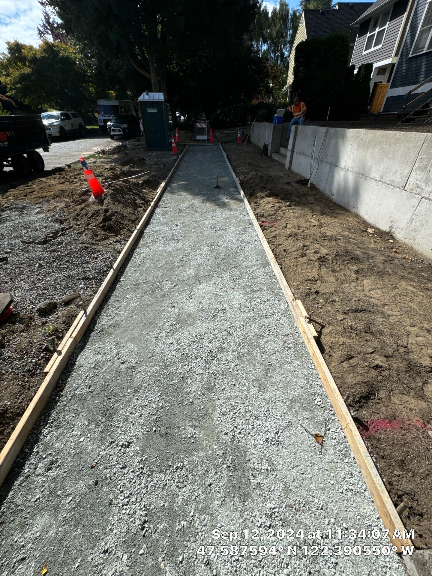 David | Concrete Sidewalk by Jireh Asphalt & Concrete Inc 