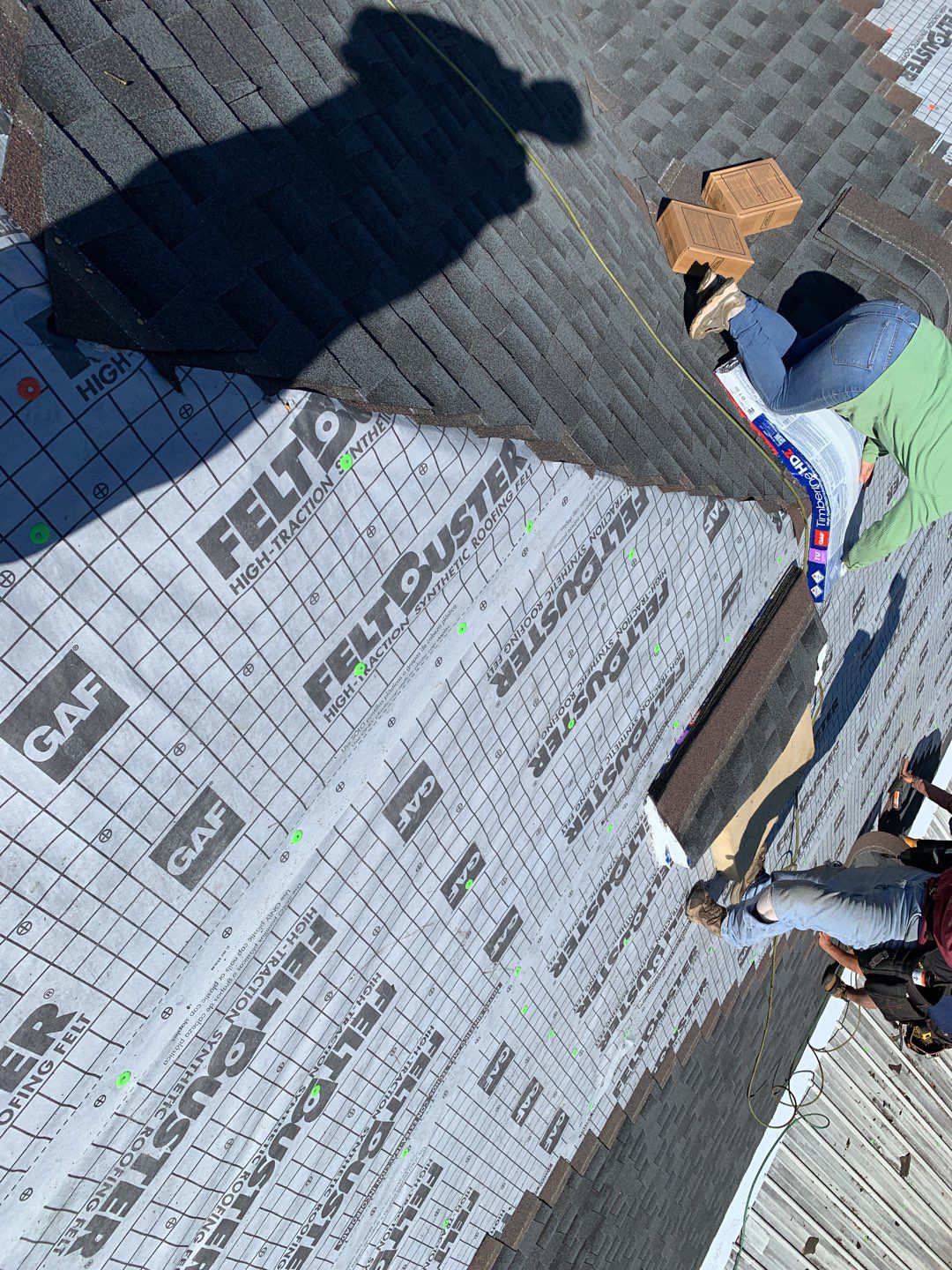 Residential Roofing Installation using Roof Replacement by American Roofing & Construction LLC