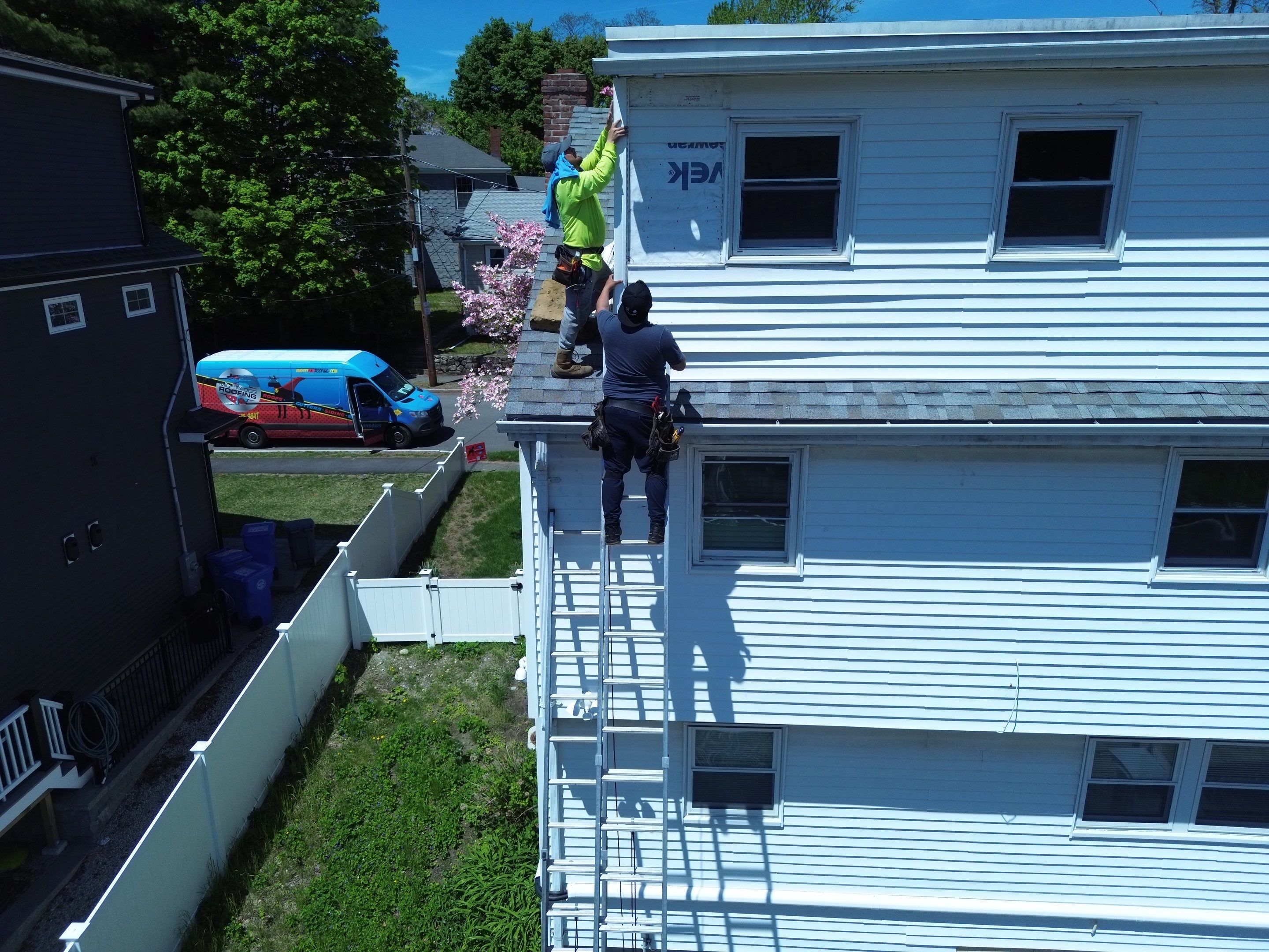 Siding & Soffit Repair — Waltham, MA by Mighty Dog Roofing of Greater Middlesex County