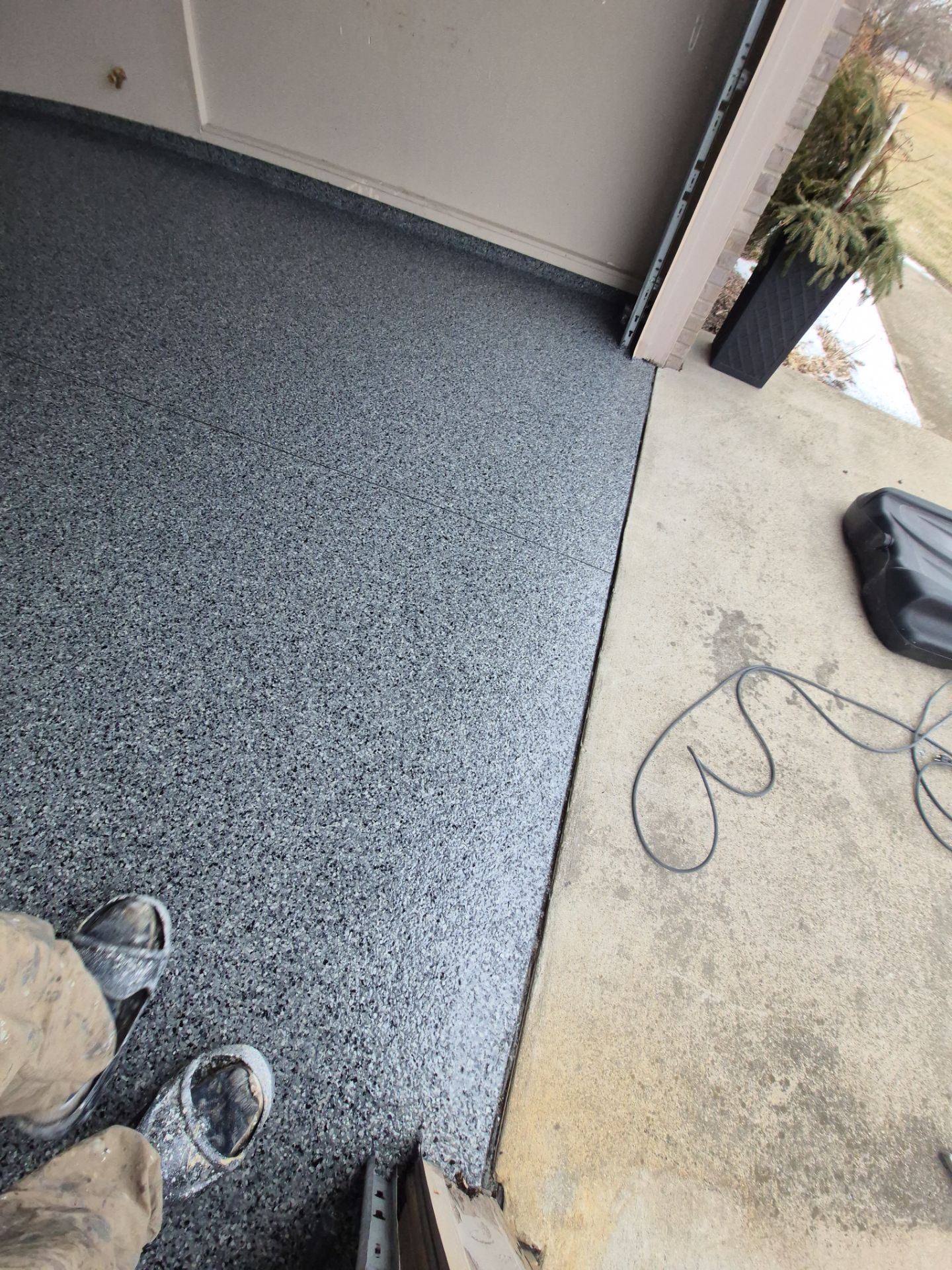 Kawkawlin Garage by Wise Coatings of Central Michigan